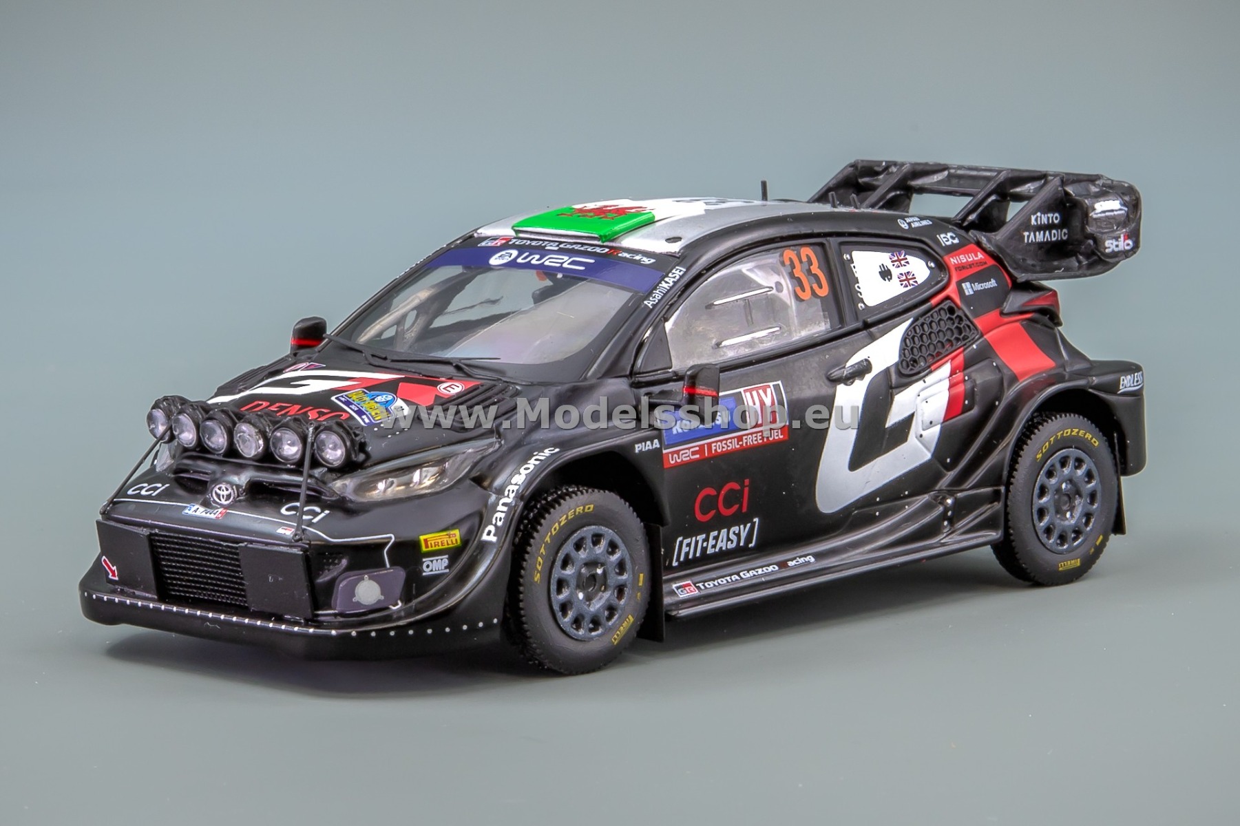 IXORAM925.22 Toyota Yaris Rally 1, Toyota Gazoo WRT, No. 33 WRC, Rally Sweden 2024, E.Evans - S.Martin