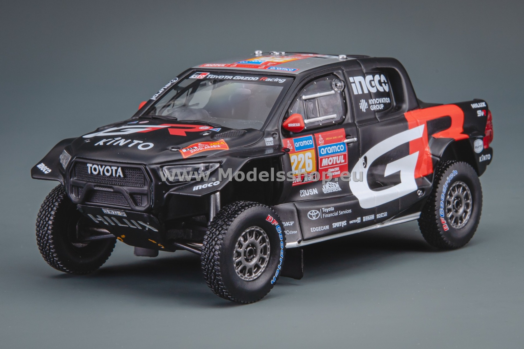 IXORAM929.22 Toyota GR DKR Hilux Evo T1U, No.226, Rally Dakar, 2024 S.Variawa - F. Cazalet