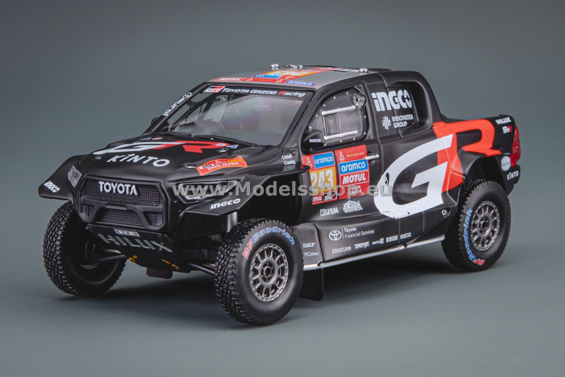 IXORAM931.22 Toyota GR DKR Hilux Evo T1U, No.243, Rally Dakar, 2024, G.D.Botterill - B.Cummings