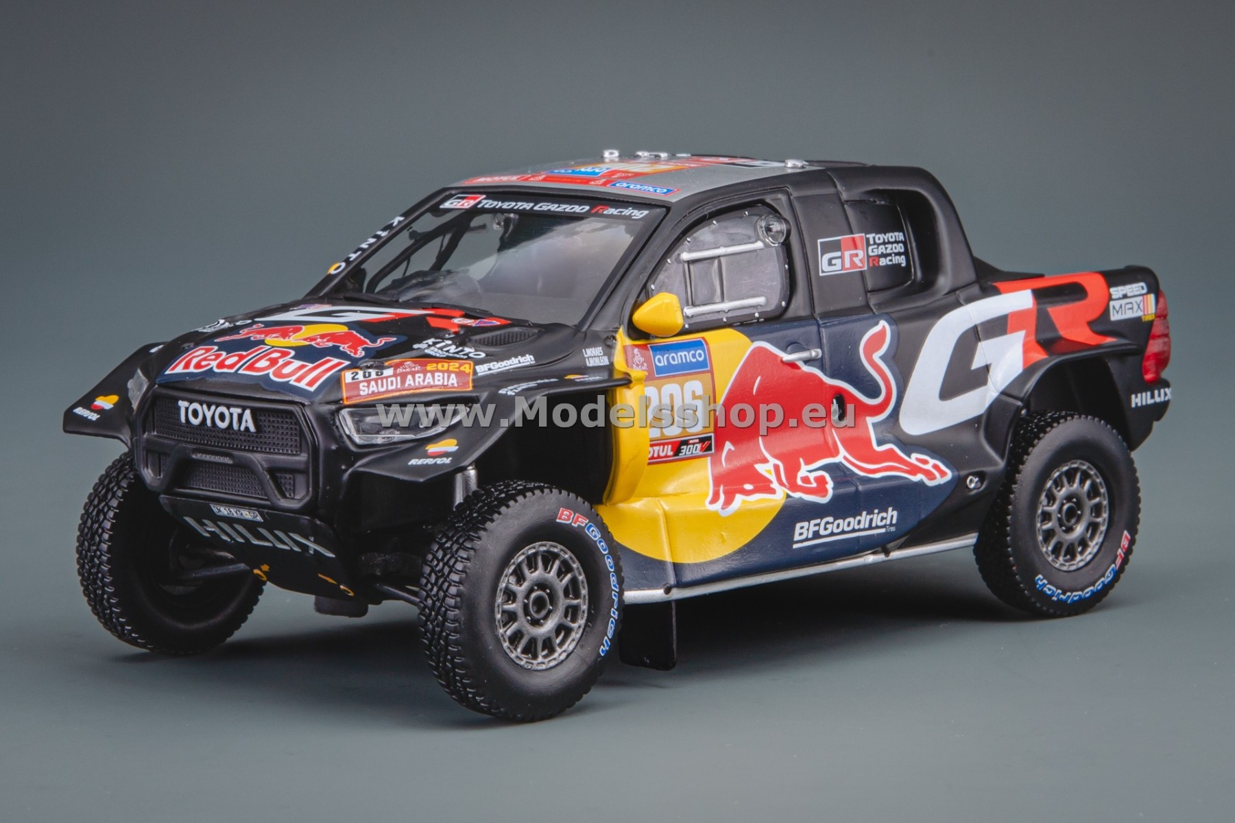 IXORAM931SP-A.22 Toyota GR DKR Hilux Evo T1U, No.206, Rally Dakar, 2024, L.Moraes - A.Monleon