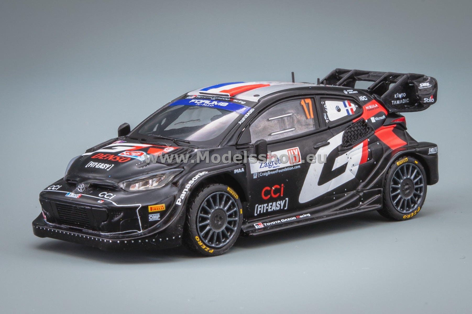 IXORAM932.22 Toyota Yaris Rally 1 Toyota Gazoo WRT No. 17, Rally Croatia 2024, S.Ogier - V.Landais