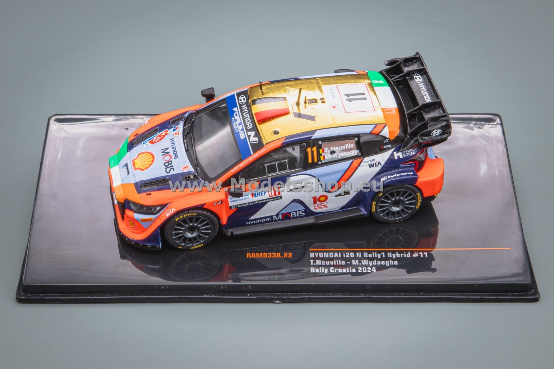 IXORAM933A.22 Hyundai I20 N Rally1, No.11, WRC, Rally Croatia 2024