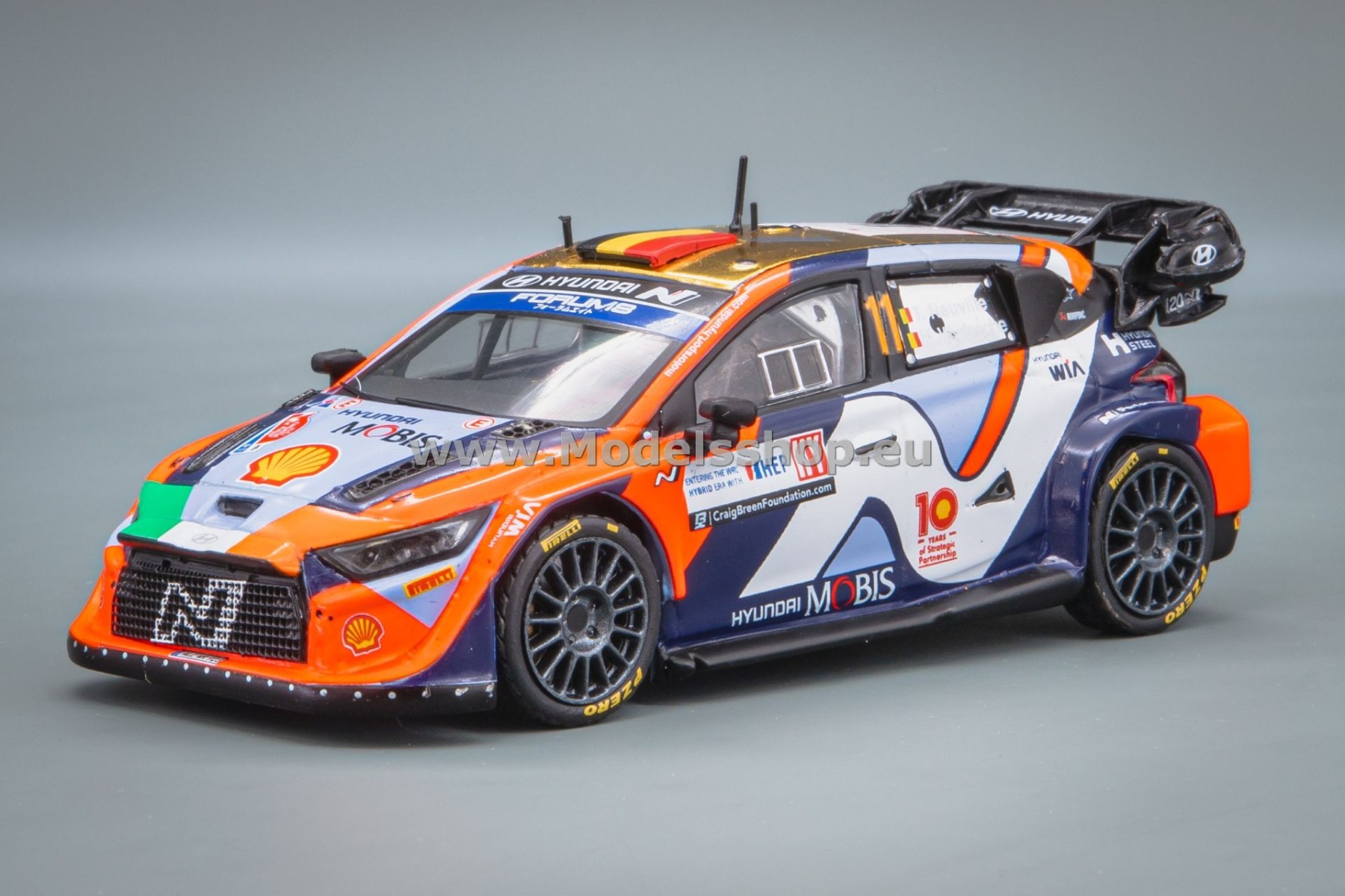 IXORAM933A.22 Hyundai I20 N Rally1, No.11, WRC, Rally Croatia 2024, T. Neuville - M. Wydaeghe