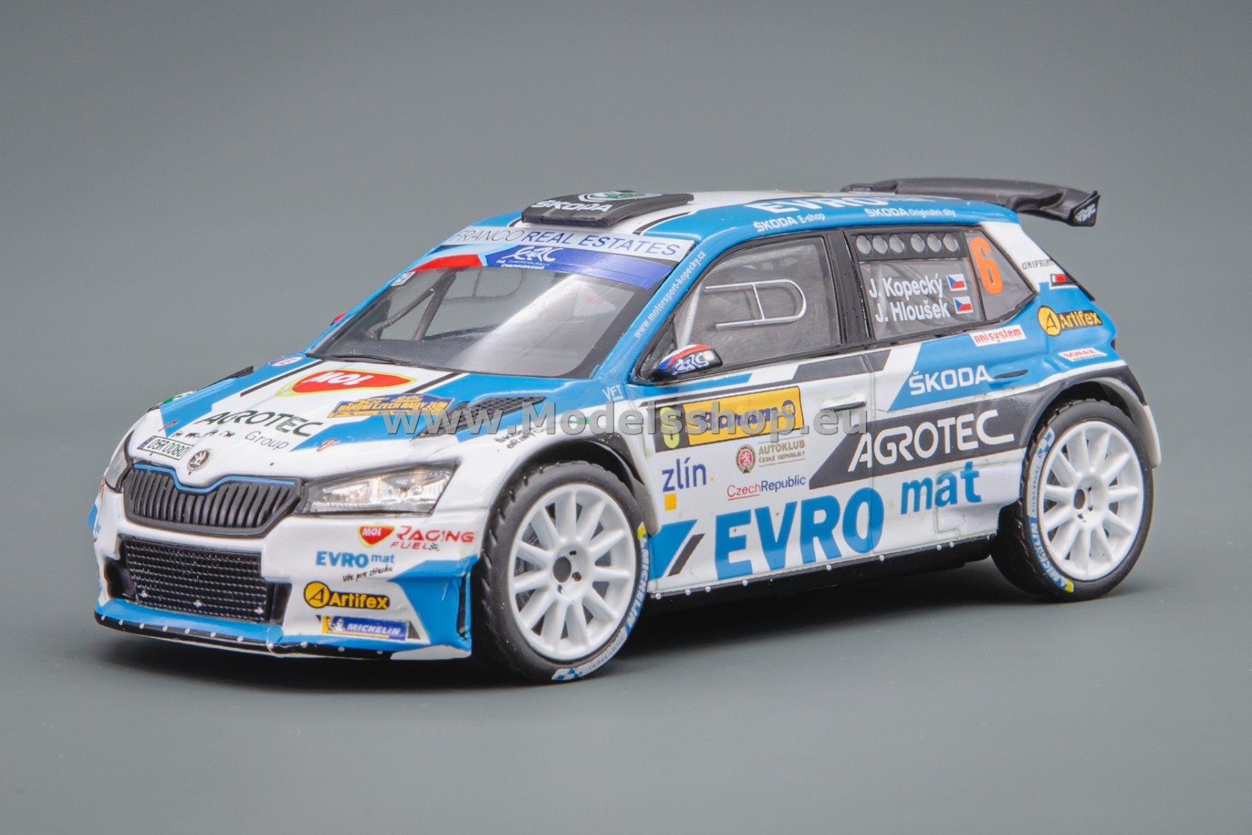 IXORAM935LQ.22 Skoda Fabia Rally2 EVO, No.6, Barum Rally Zlin 2021, J.Kopecky - J.Hlousek