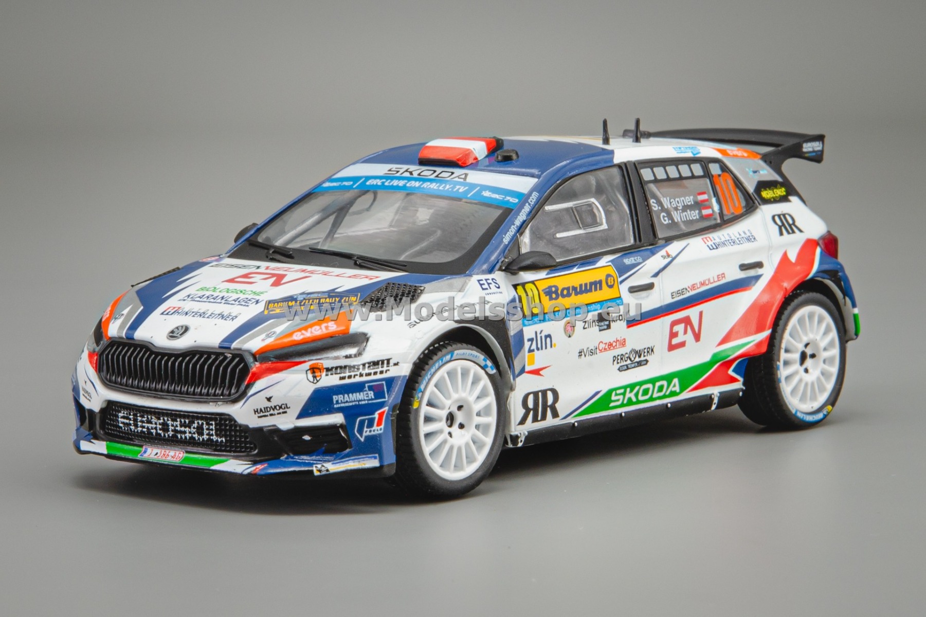 IXORAM949.22 Skoda Fabia Rally2, No.10, Rally WM, Barum Rally 2023, S.Wagner/G.Winter