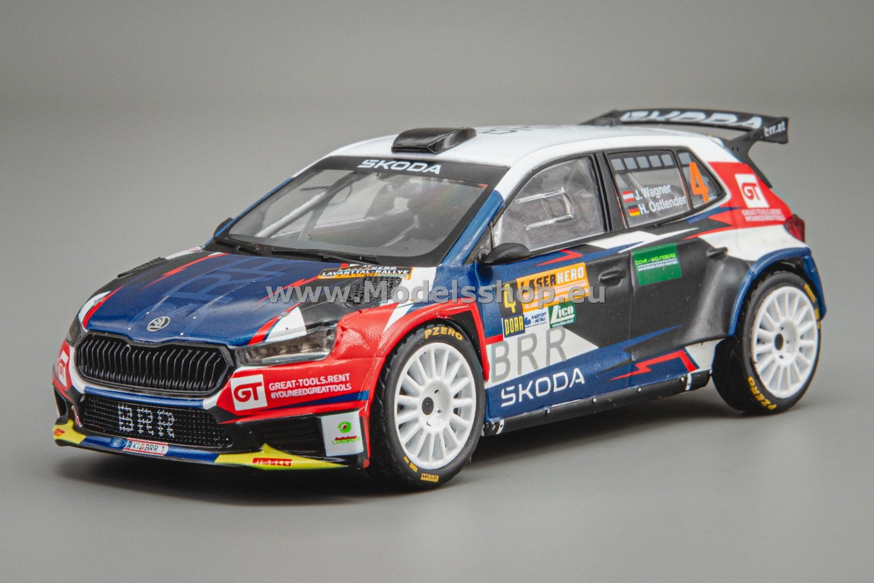 IXORAM950.22 Skoda Fabia Rally2, No.4, Rally WM, Lavanttal Rally 2024, J.Wagner/H.Ostlender