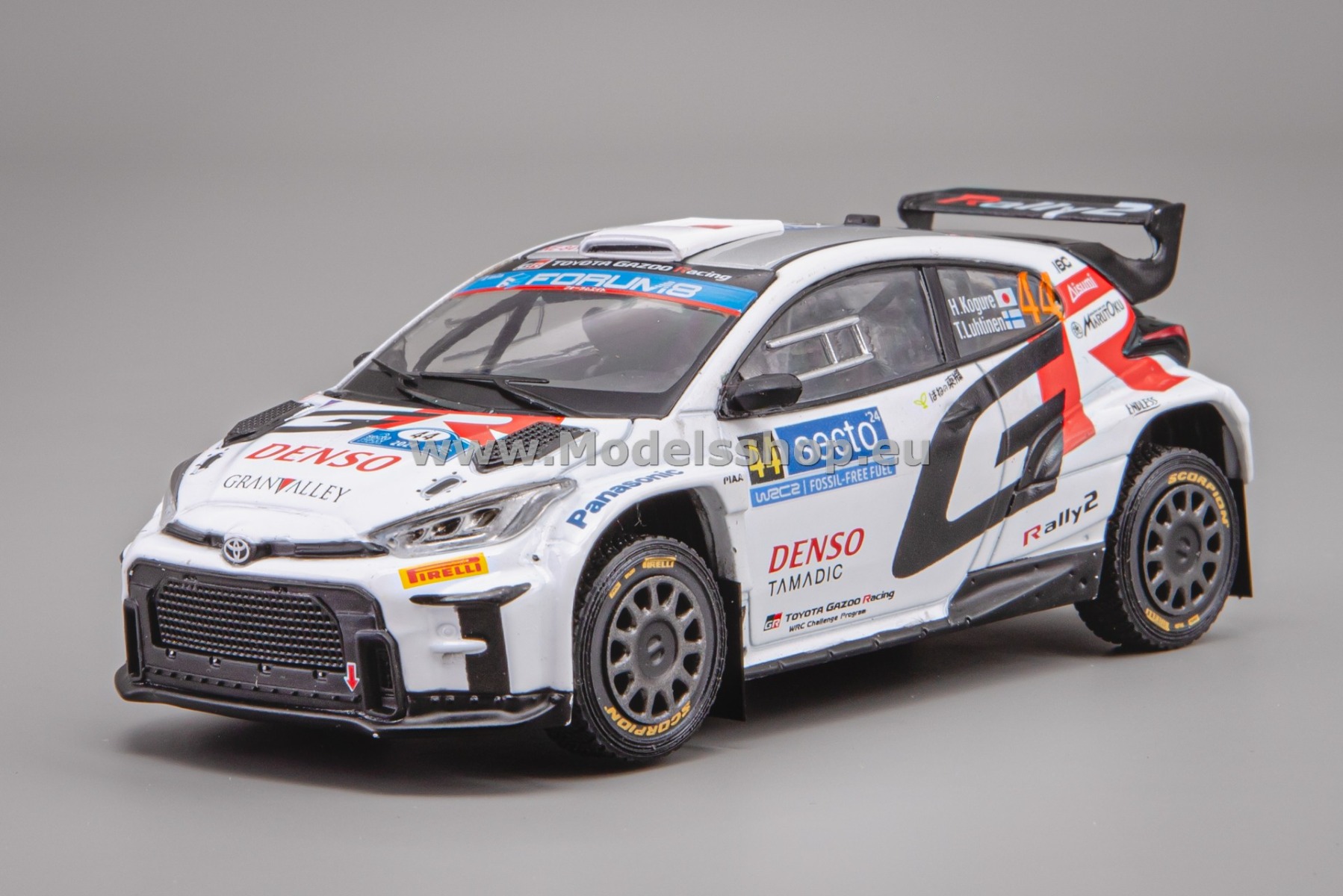 IXORAM957.22 Toyota GR Yaris Rally2, No.44, Rally WM, Rally Finland 2024, H.Kogure - T.Luhtinen
