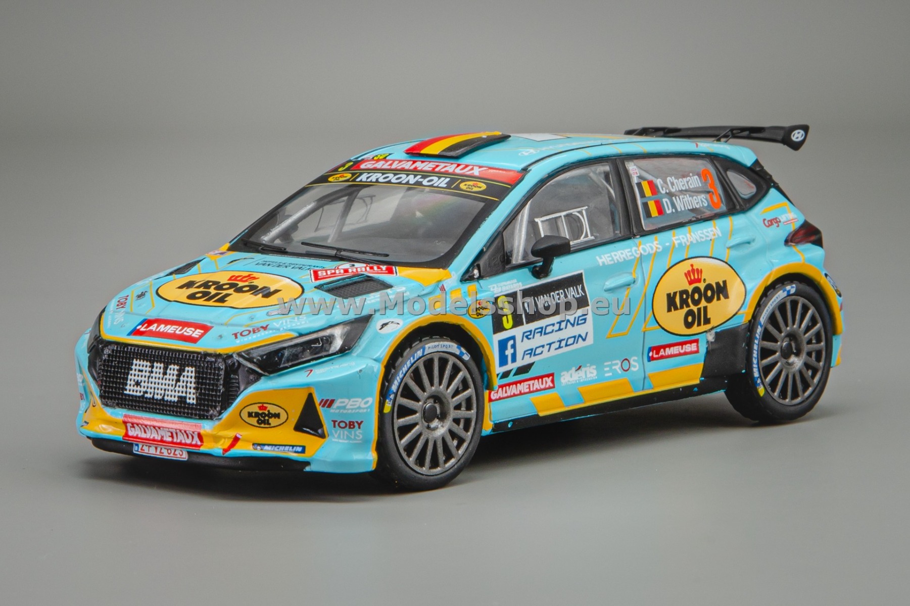 IXORAM964.22 Hyundai i20 N Rally2, No.3, Spa Rally 2024, C.Cherain/D.Withers