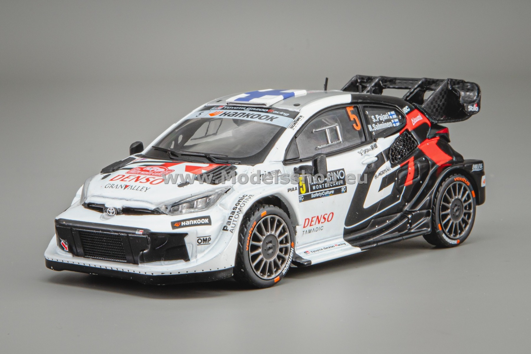 IXORAM972D.22 Toyota GR Yaris Rally1, No.5, WRC, Rally Monte Carlo 2025, S.Pajari/M.Salminen