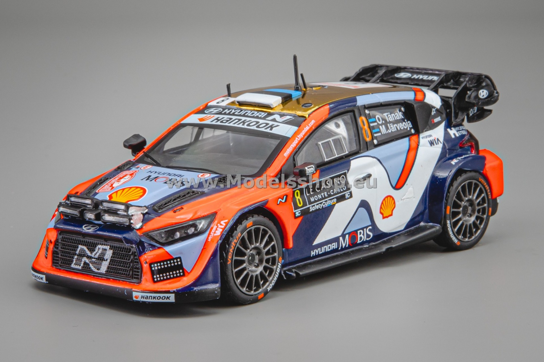IXORAM973B.22 Hyundai i20 N Rally1, No.8, WRC, Rally Monte Carlo, 2025, O.Tänak/M.Järveoja