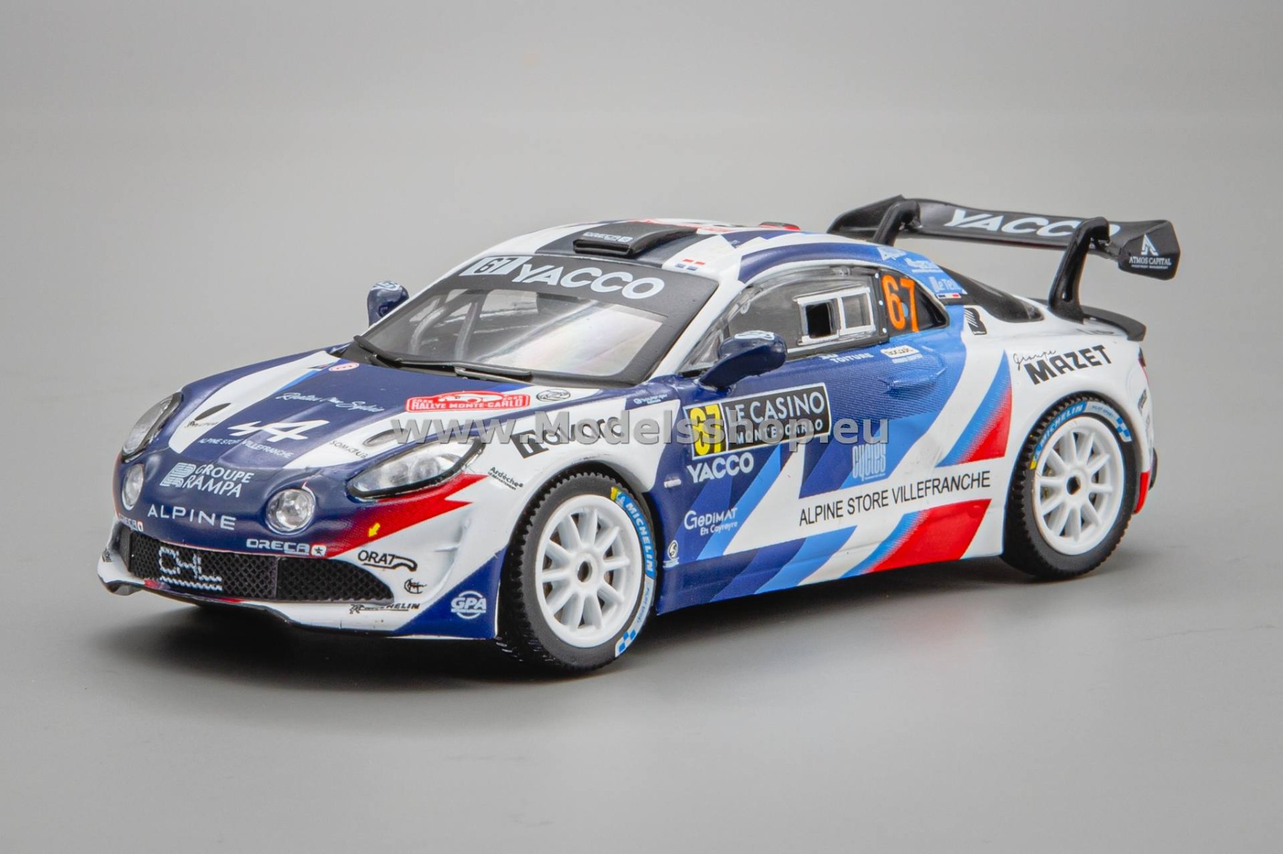 IXORAM980LQ.22 Alpine A110 RGT No.67, WRC Rallye Monte Carlo 2025, R.Astier/D.Giraudet