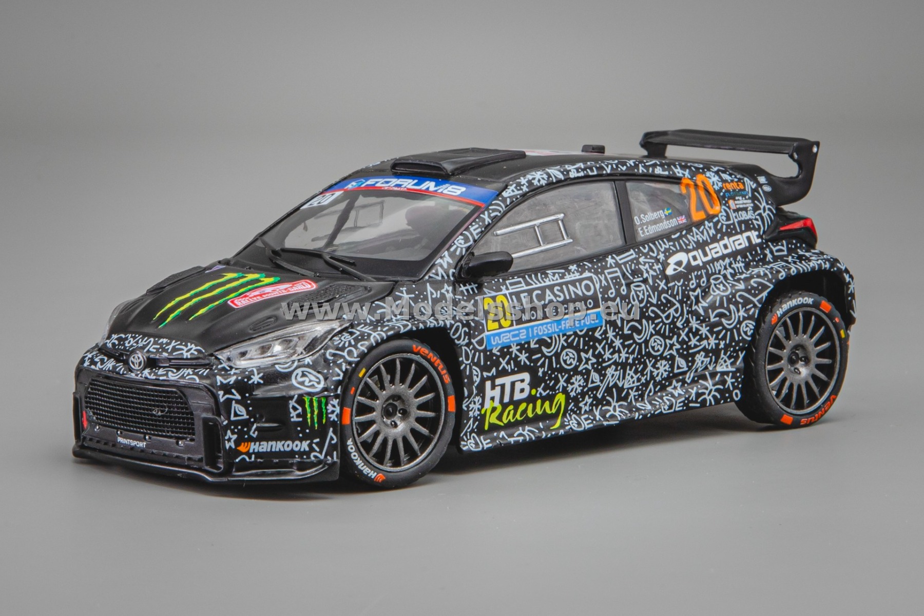 IXORAM981.22 Toyota GR Yaris Rally2, No.20, WRC, Rally Monte Carlo 2025, O. Solberg E. Edmondson