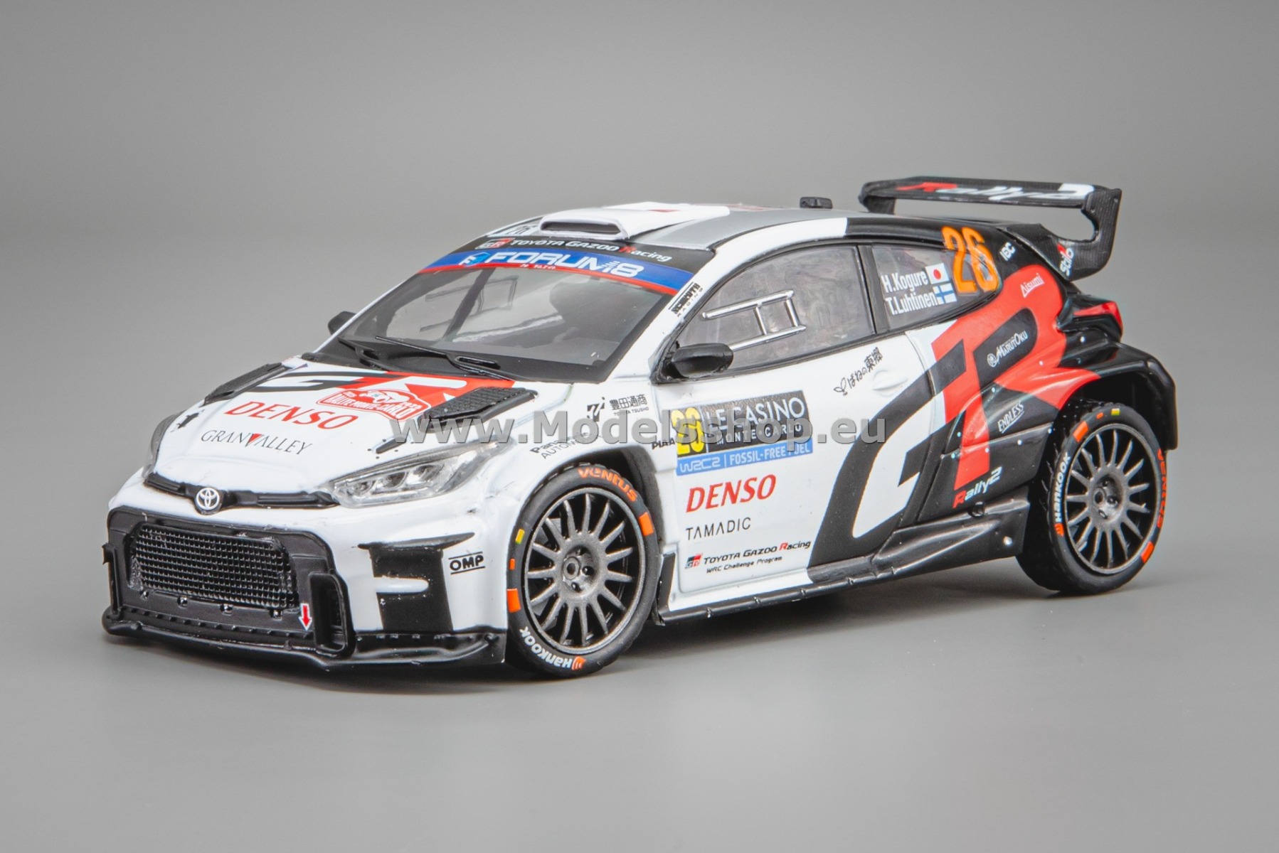 IXORAM982.22 Toyota GR Yaris Rally2, No.26, WRC, Rally Monte Carlo 2025, H.Kogure/T.Luhtinen