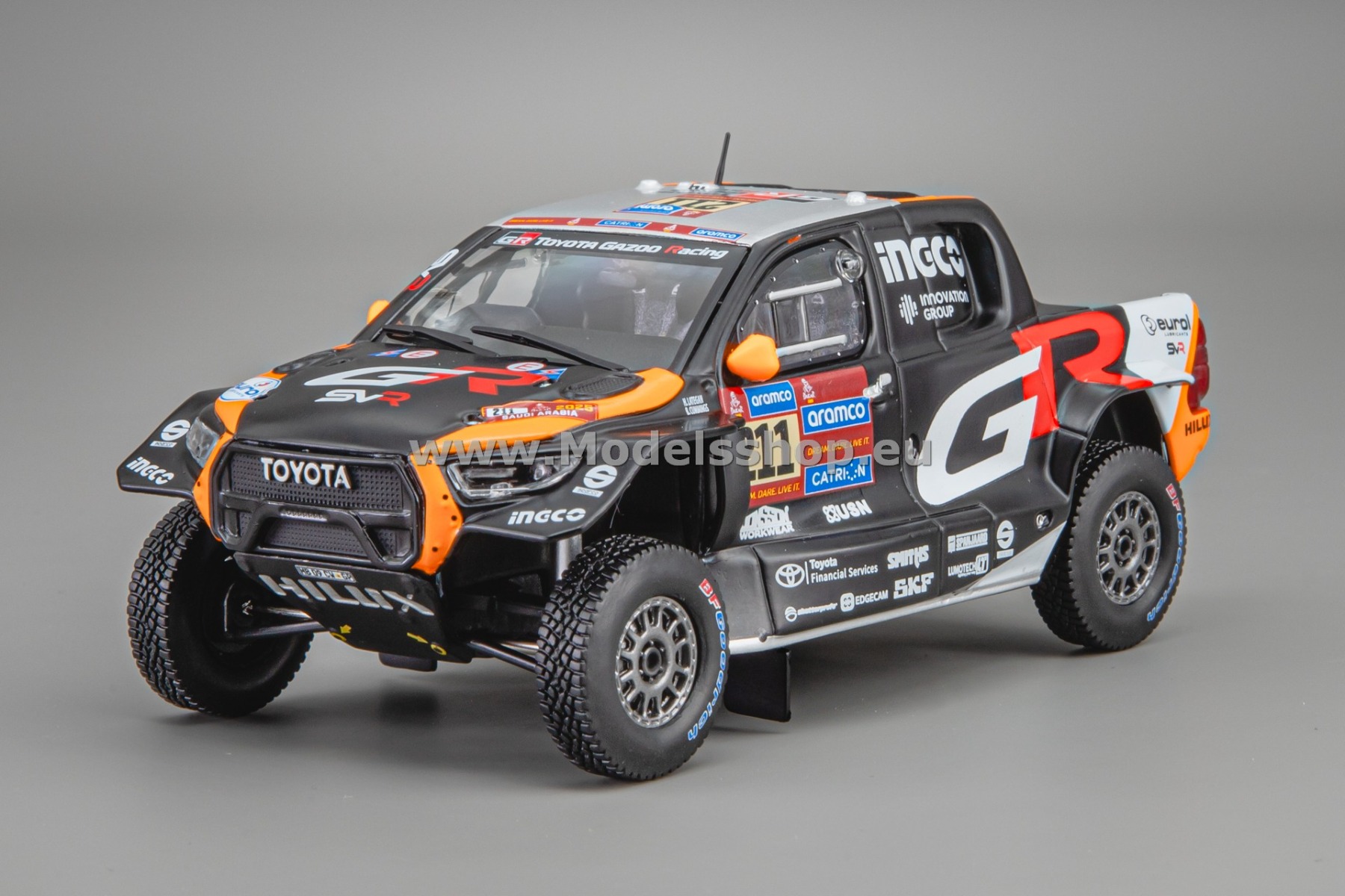 IXORAM985.22 Toyota GR DKR Hilux Evo T1+, No.211, Rally Dakar, 2025 L.Henk/C.Brett