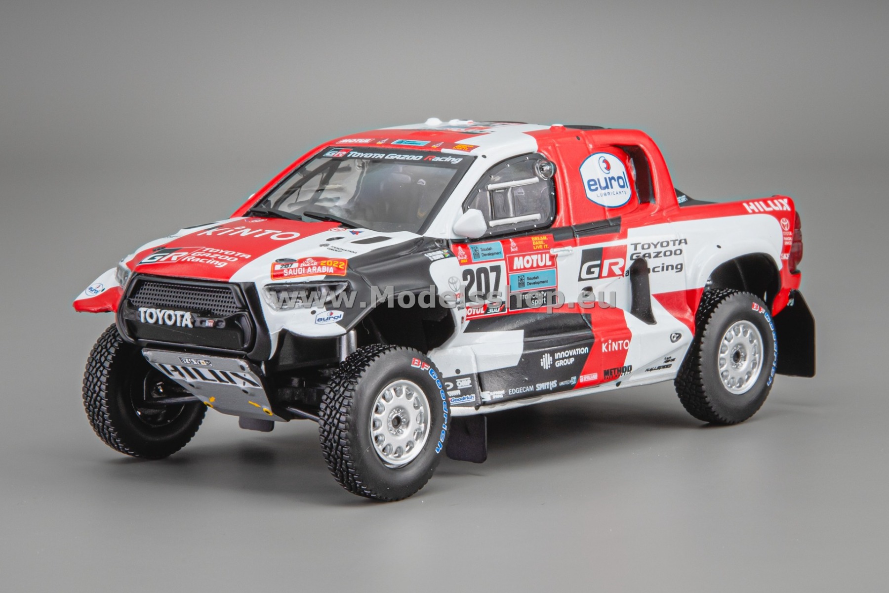 IXORAM987A.22 Toyota GR DKR Hilux Evo T1+, No.207, Rally Dakar 2022, G.de Villiers/D.Murphy