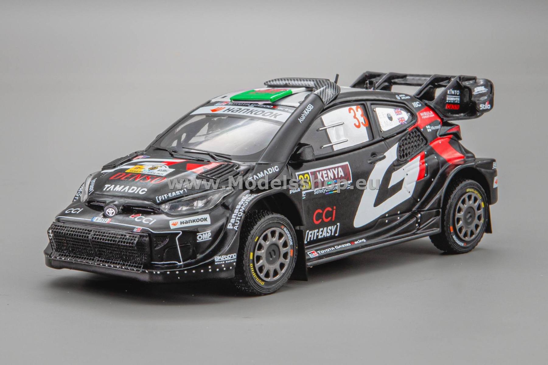 IXORAM994.22 Toyota GR Yaris Rally1, Toyota Gazoo WRT, No.33, WRC Safari Rally Kenia 2025, E.Evans/S.Martin