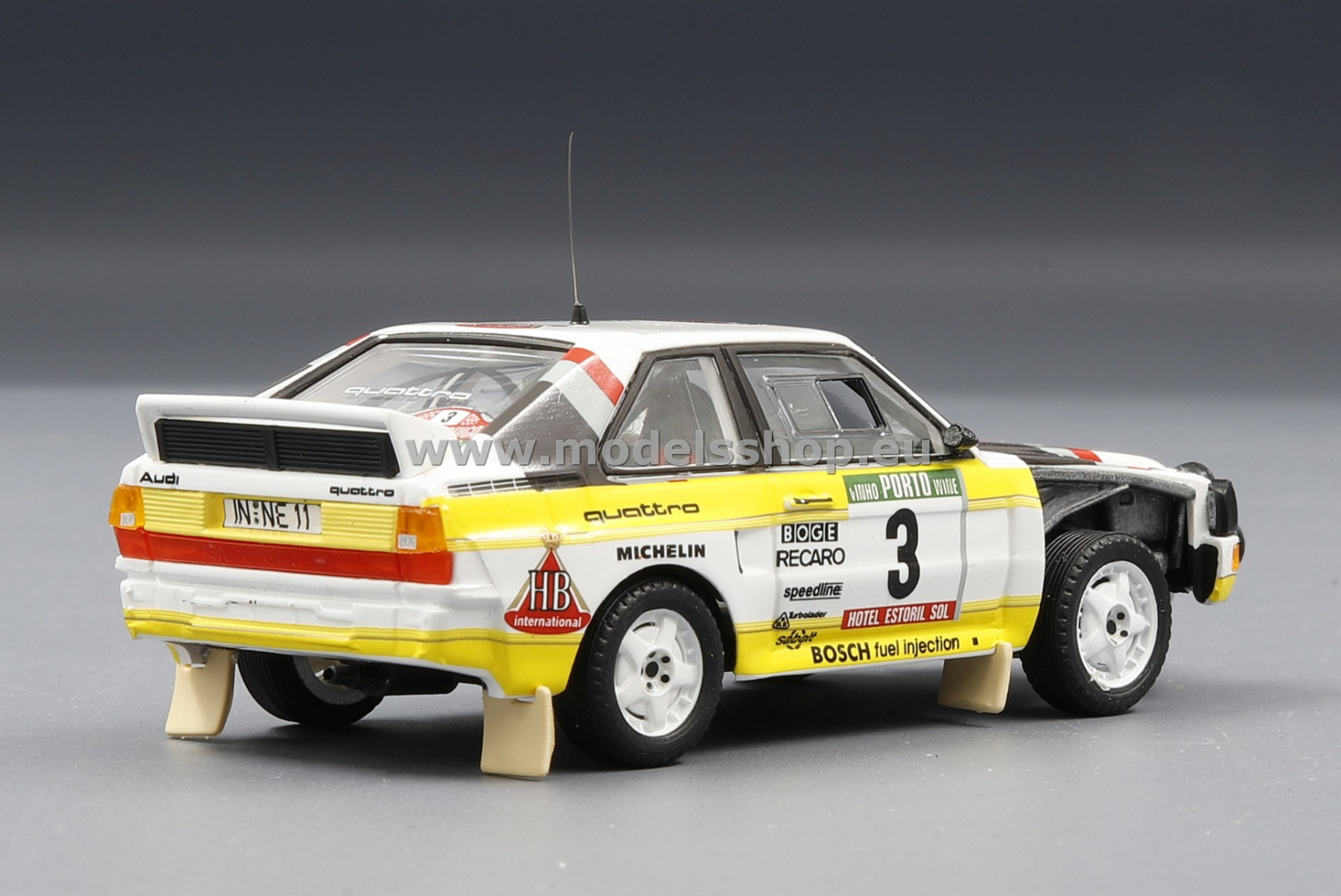 Audi Sport Quattro, No.3, HB Audi team, HB, Rallye WM, Rallye