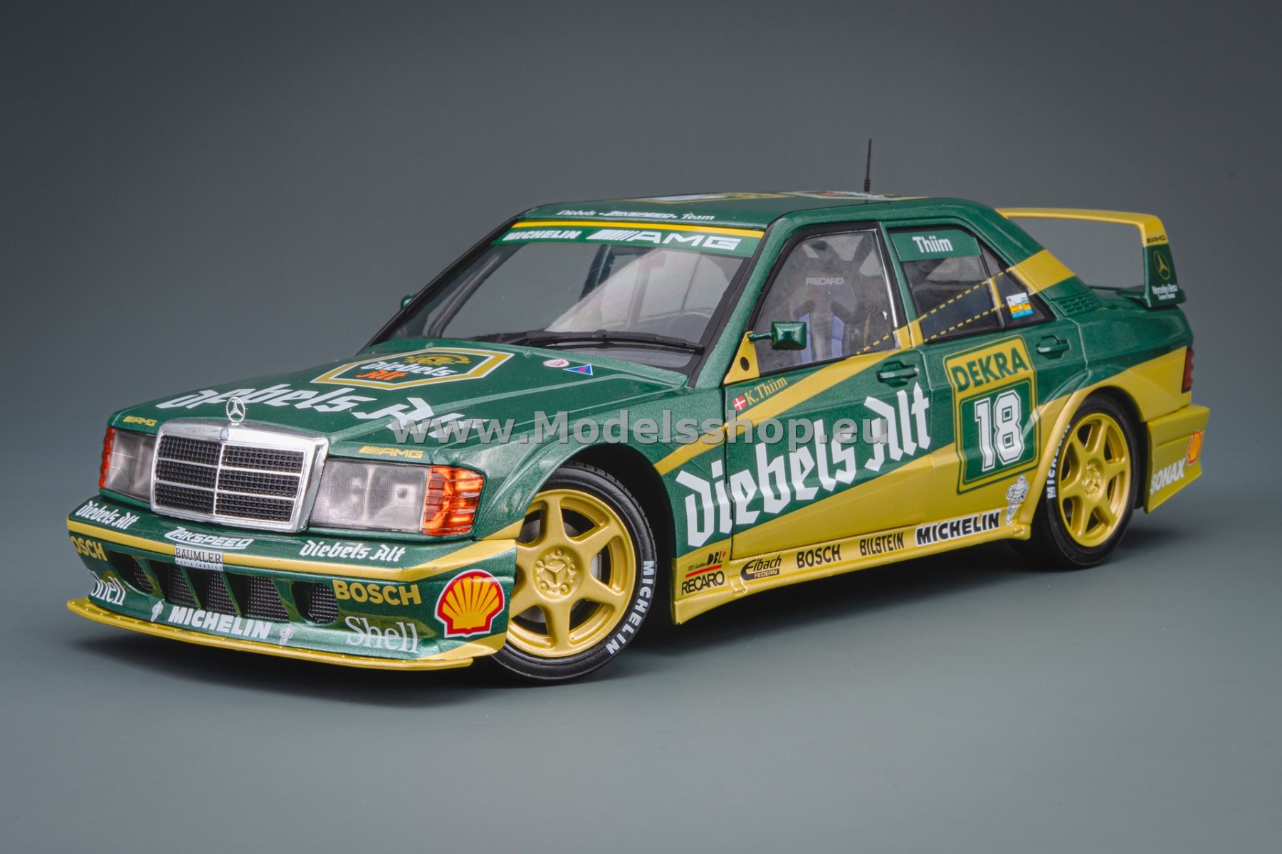 Solido S1801009 Mercedes-Benz 190 (W201) EVO II, DTM 1992, K.Thim
