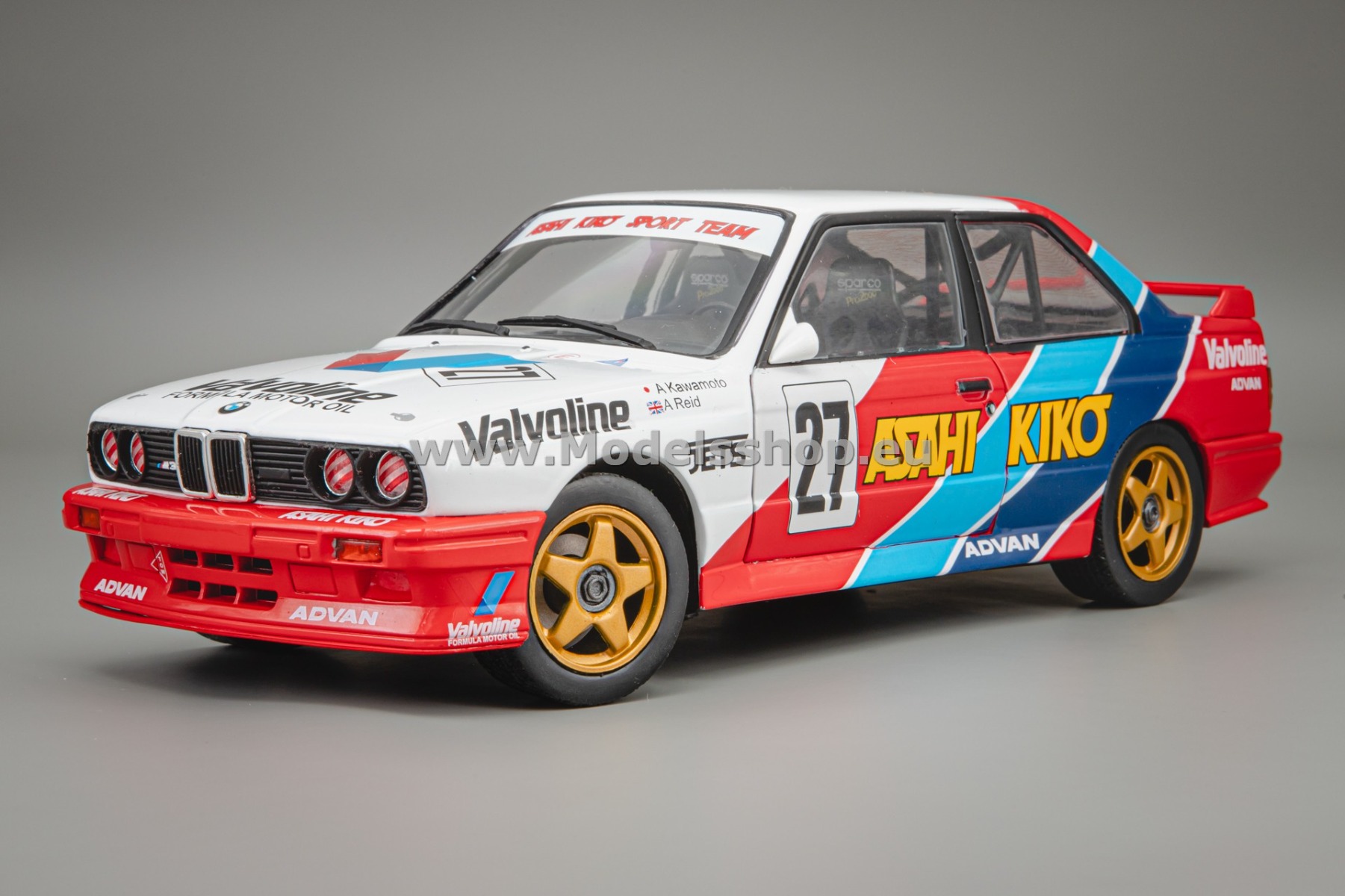 Solido S1801529 BMW M3 (E30) No.27 JTCC 1986, Kawamoto / Reid