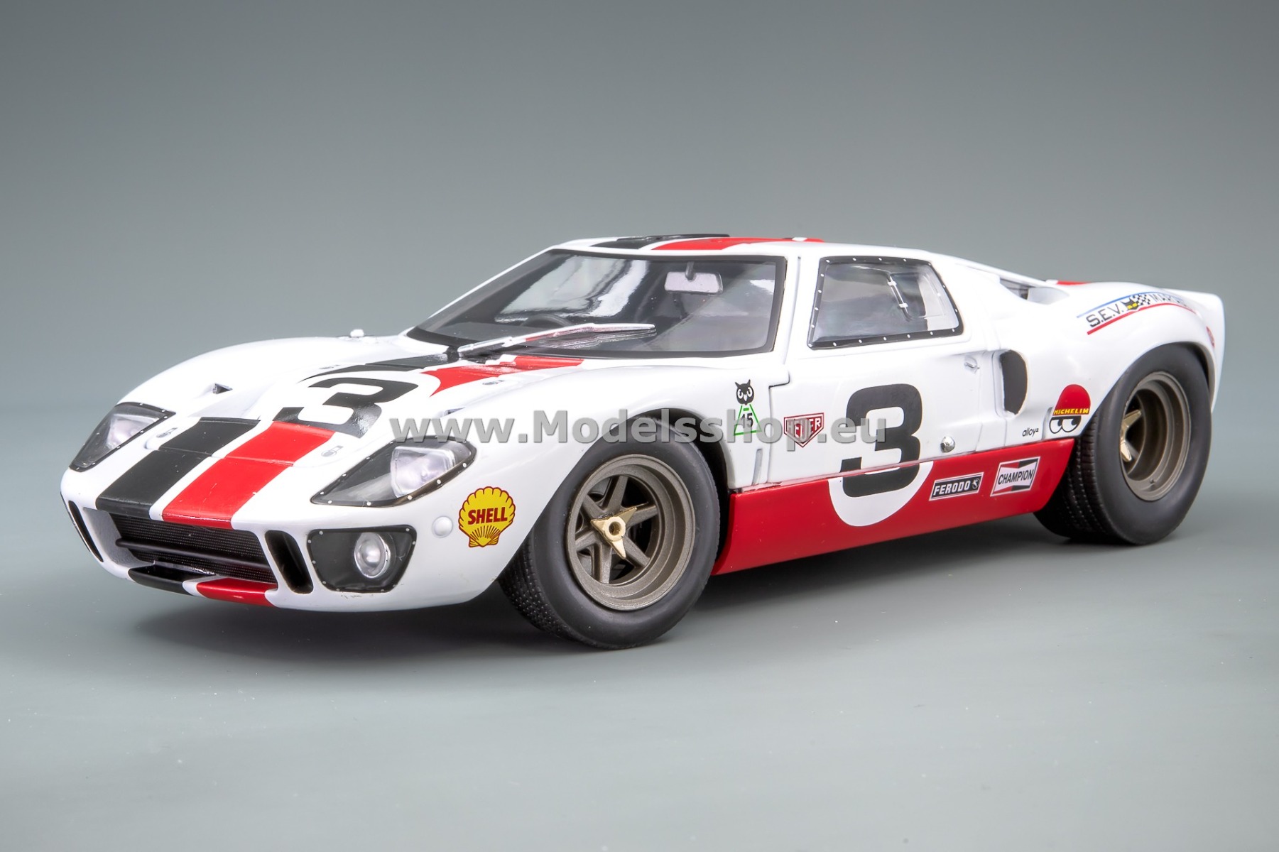 Solido S1803010 Ford GT40 Mk.1 No.3 Eric Dean Design, 2015 /white/