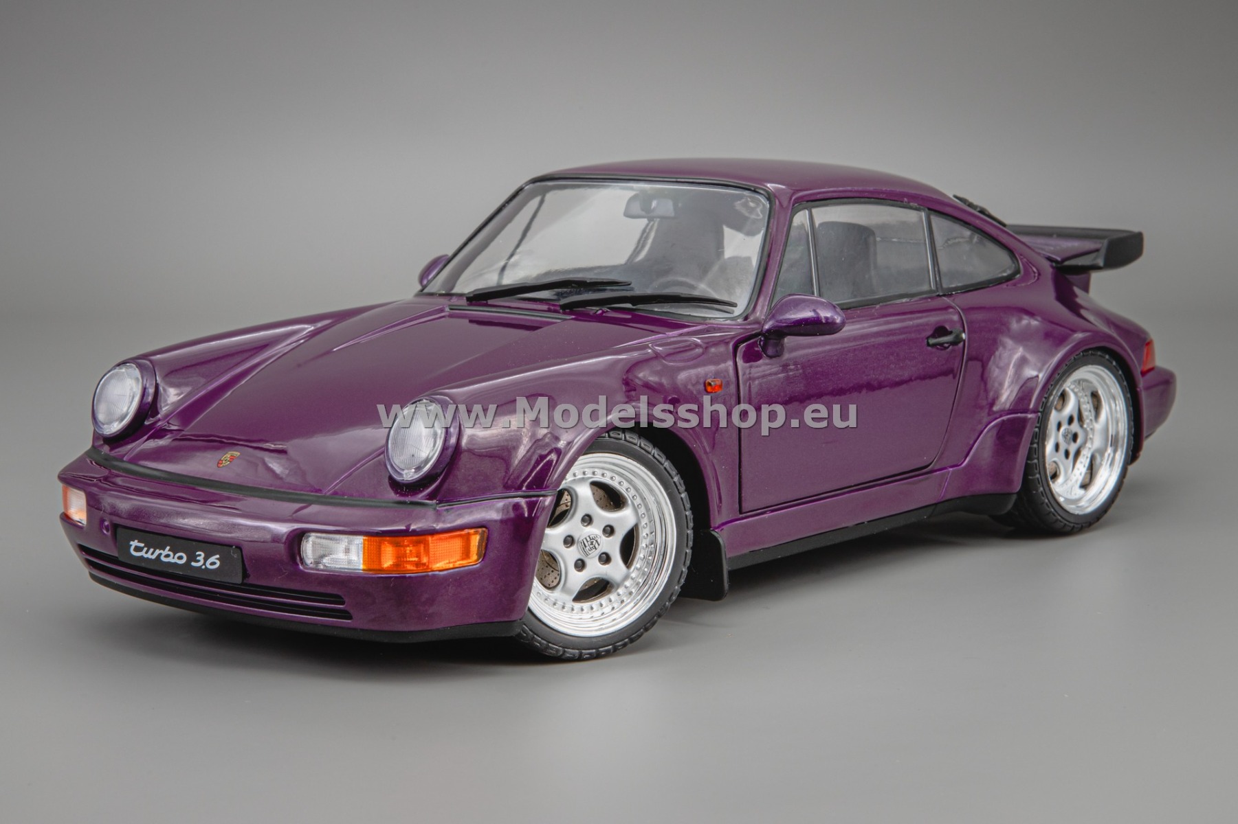 Solido S1803412 Porsche 911 (964) Turbo, 1990 /Violet Blue Metallic/