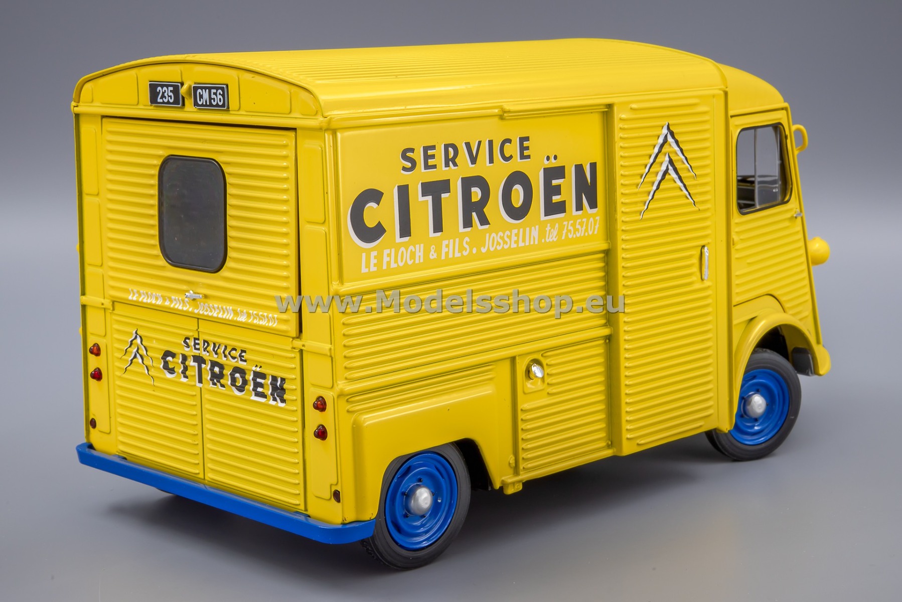 1/18 シトロエン タイプHY 1969 イエロートラック CitroenHY ソリド 1/18 シトロエン タイプ HY シトロエンサービス 1969 イエロー