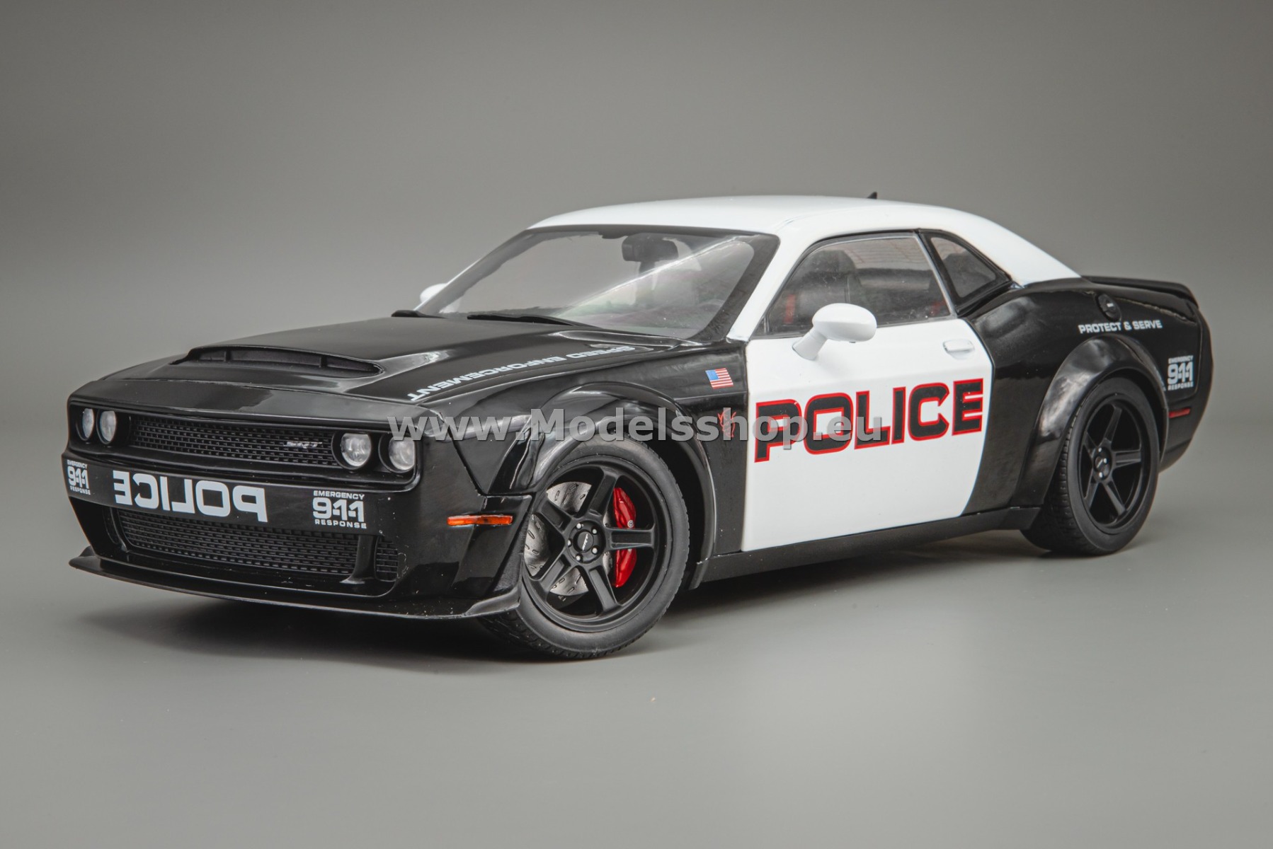 Solido S1805715 Dodge Challenger Demon R/T Scat Pack Widebody, Highway police, 2023