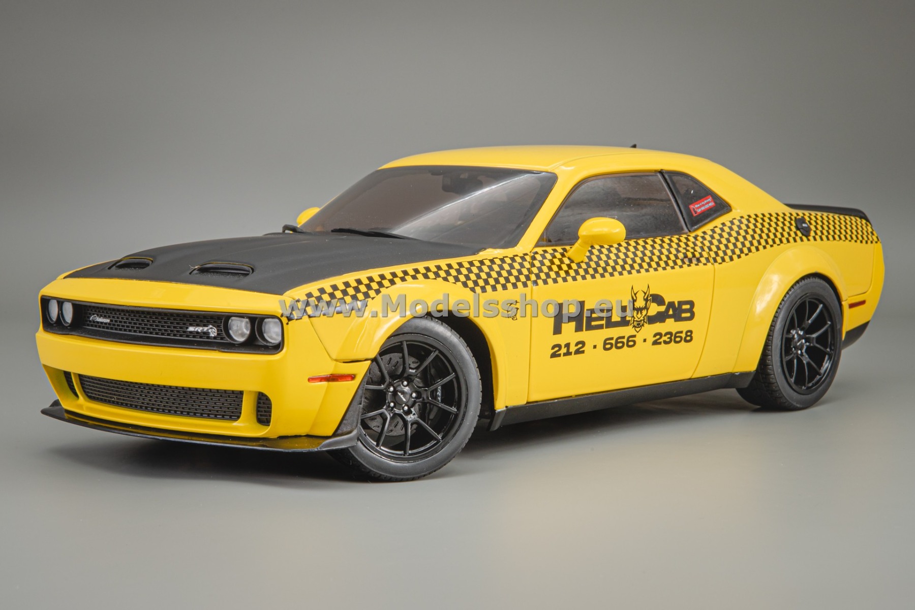 Solido S1805716 Dodge Challenger SRT Hellcat Redeye Widebody, NYC Hellcab, 2023 /yellow/