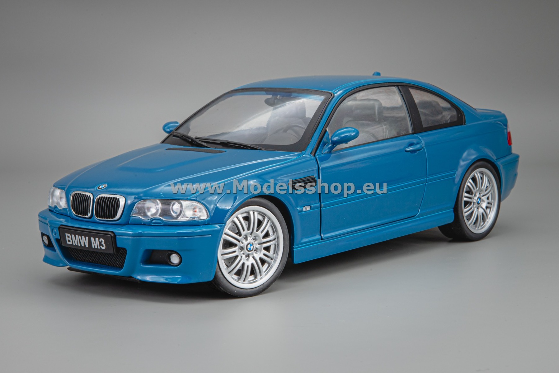 Solido S1806502 BMW E46 M3 Coupe, 2000 /Laguna Blue/
