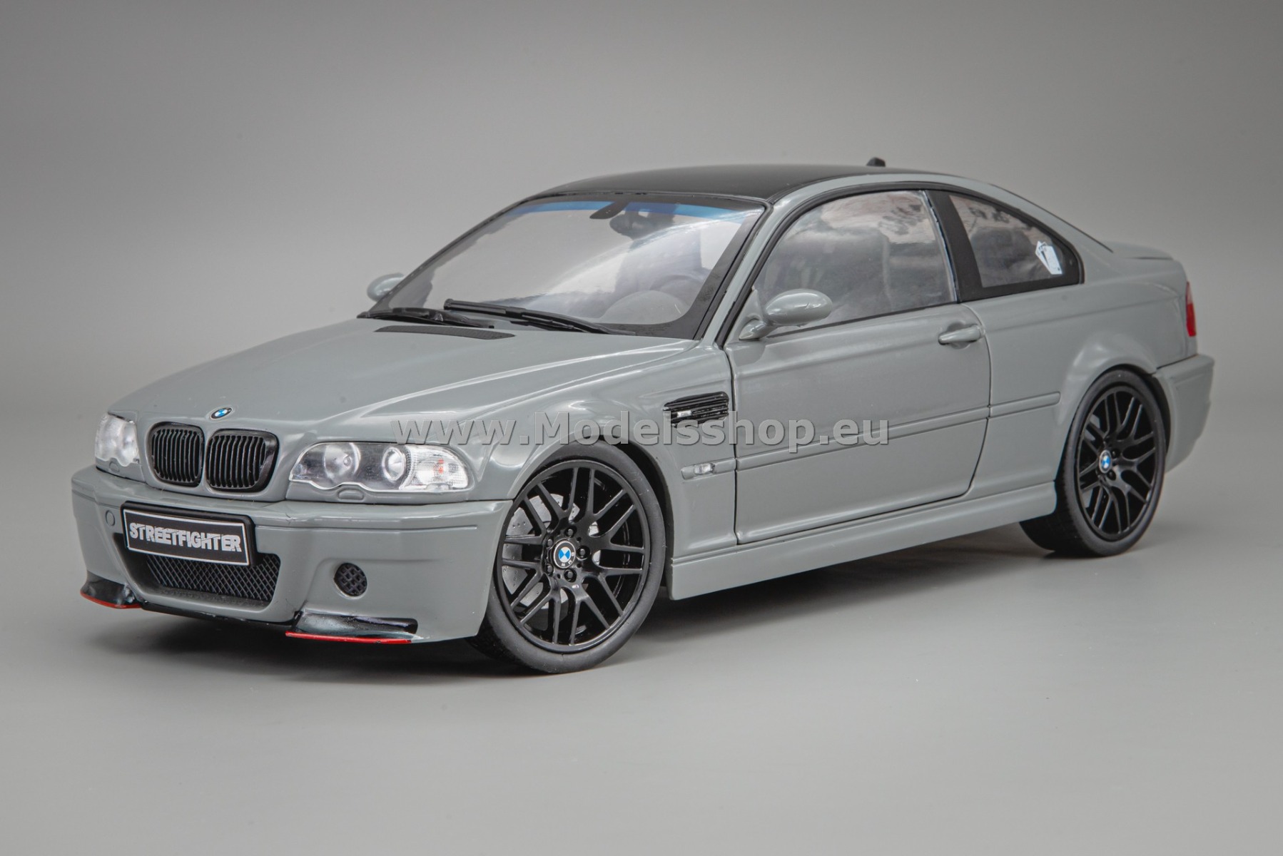 Solido S1806508 BMW E46 M3 Coupe Streetfighter, Solido Works, 2000 /Nardo Grey/