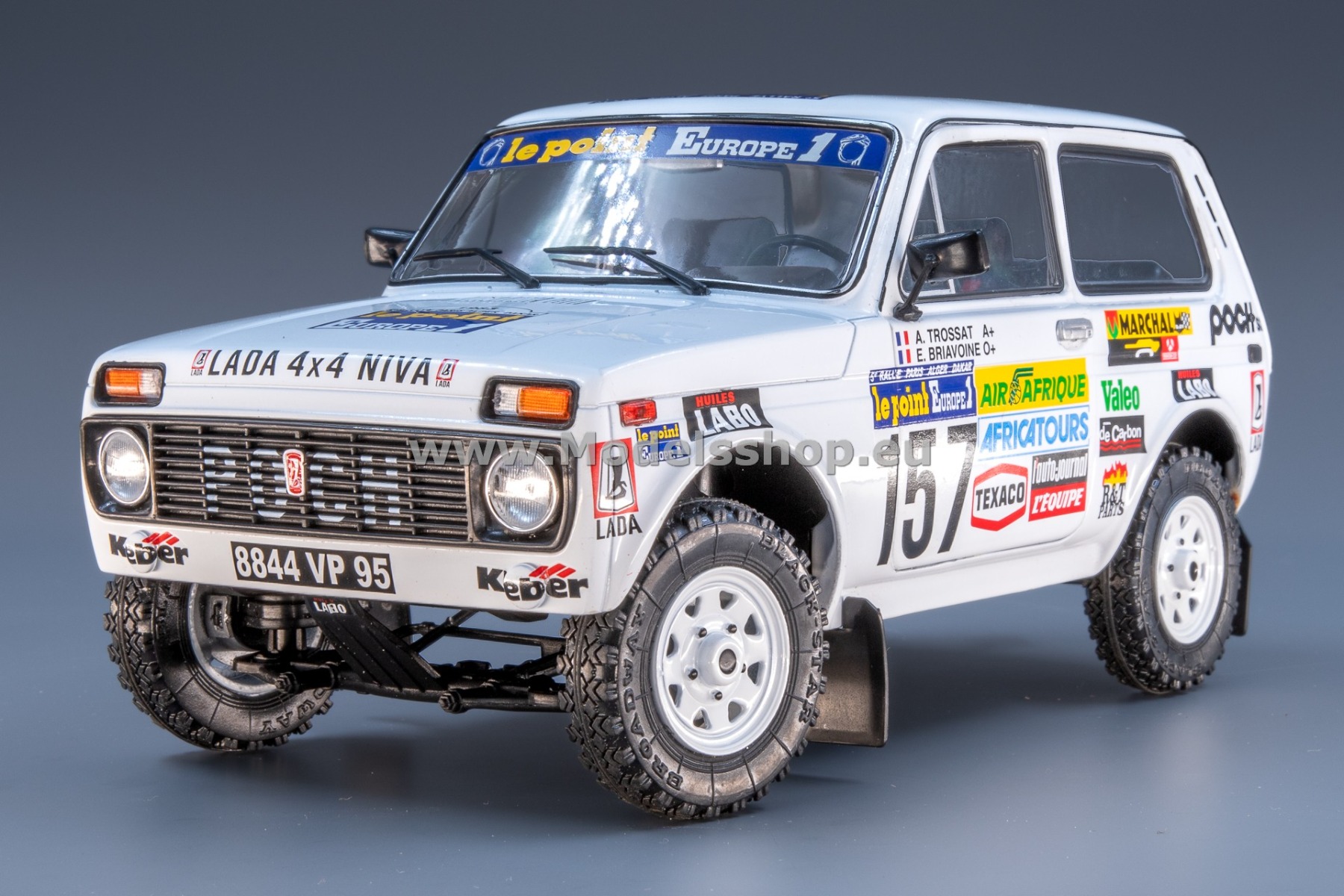 Lada Niva Poch No. 157 2nd Rally Paris - Dakar 1983,  Trossat - Briavoine