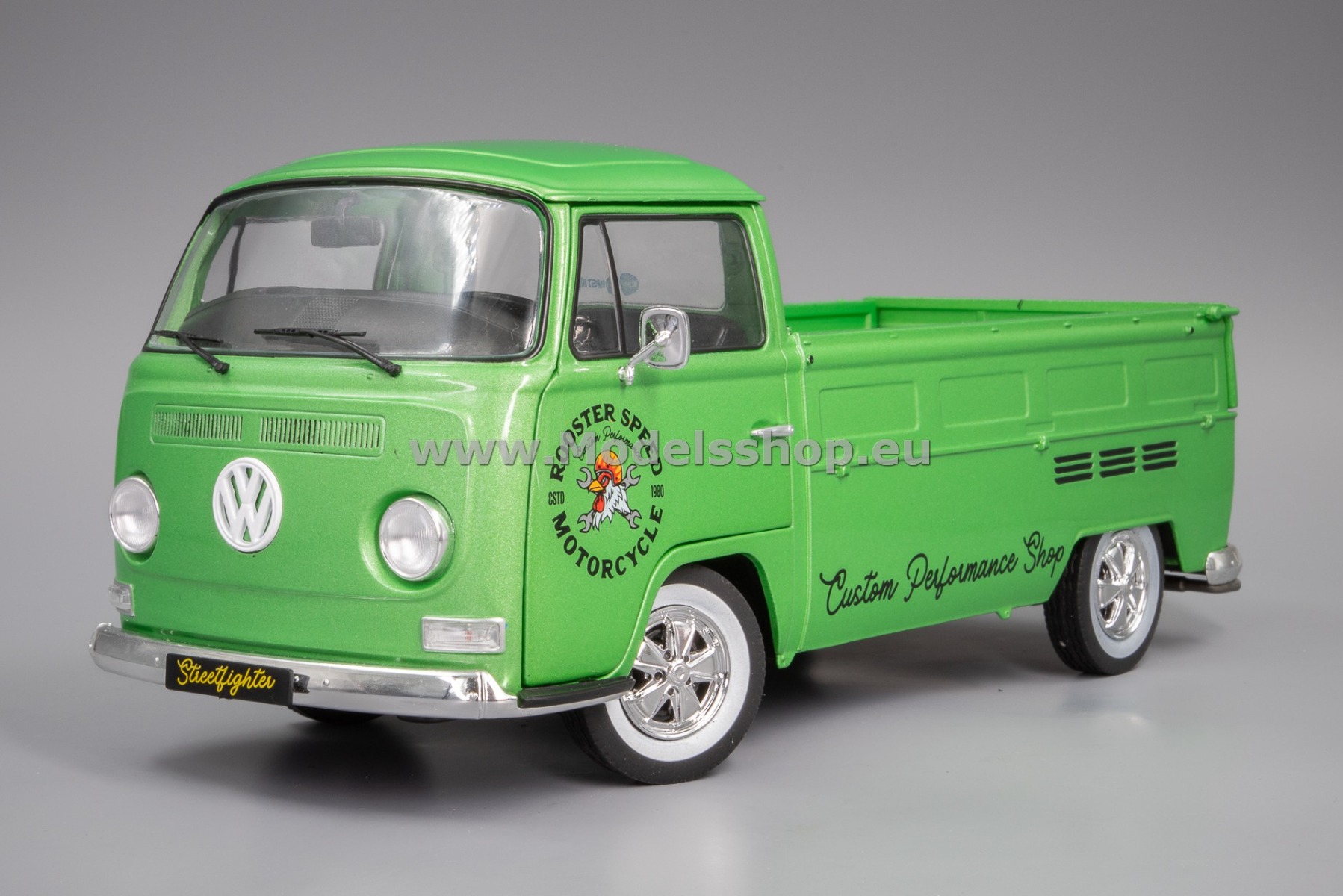 Solido S1809401 Volkswagen T2 Pick Up Custom, 1968  /green/