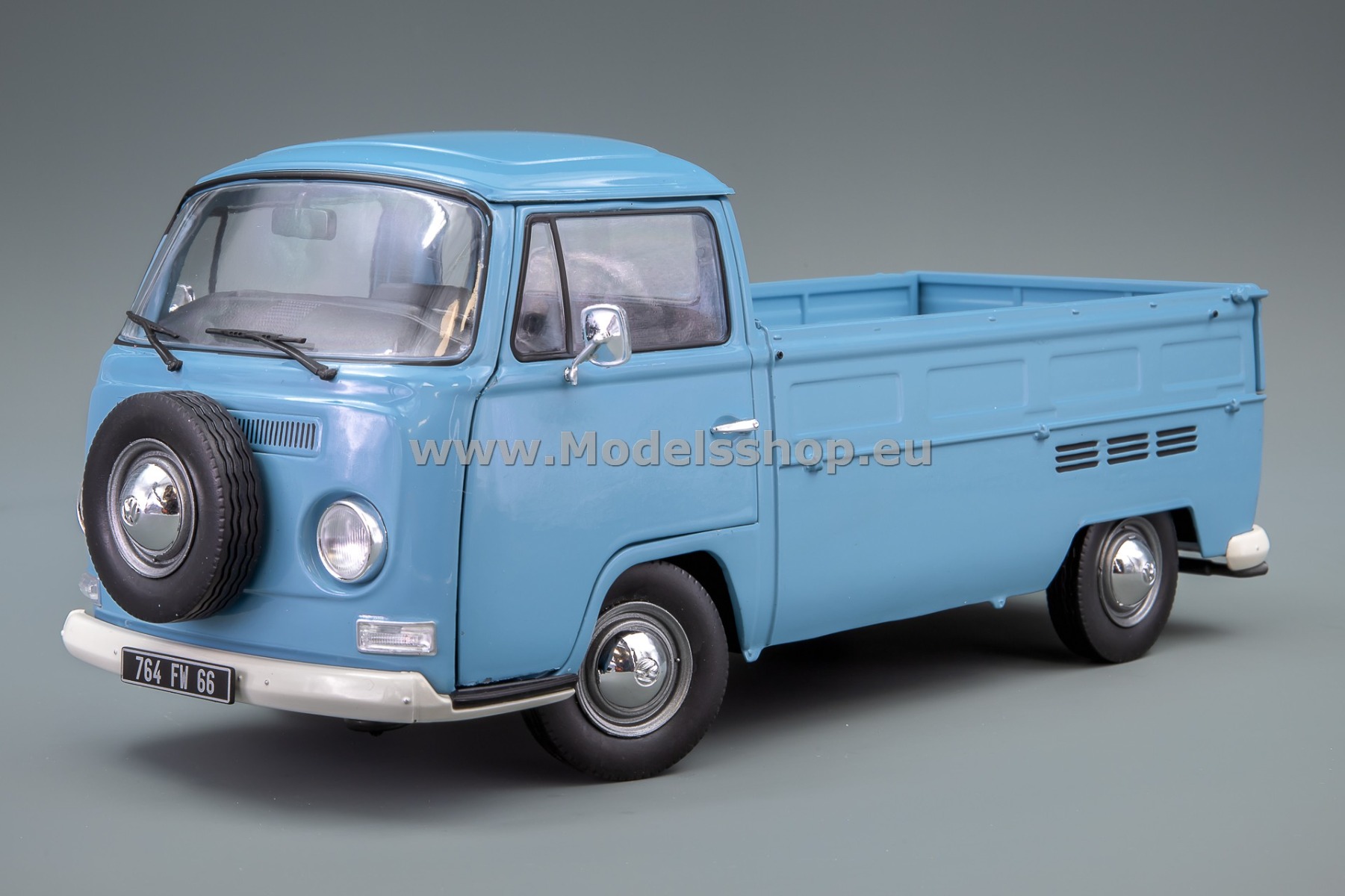 Solido S1809403 VW / Volkswagen T2 Pick Up, 1968 /petrol blue/