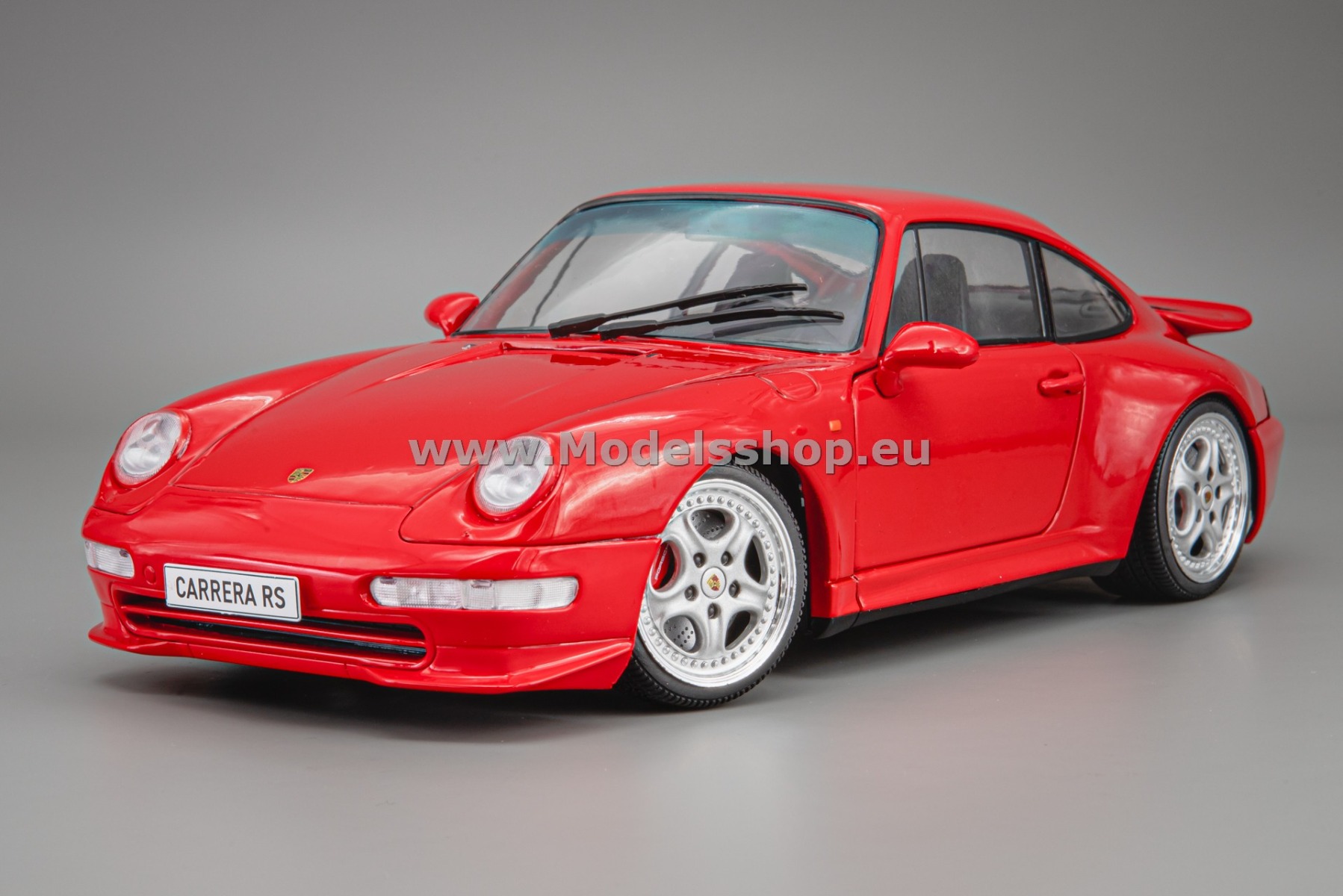Solido S1810104 Porsche 911 (993) Carrera RS, 1997 /Indischrot - red/