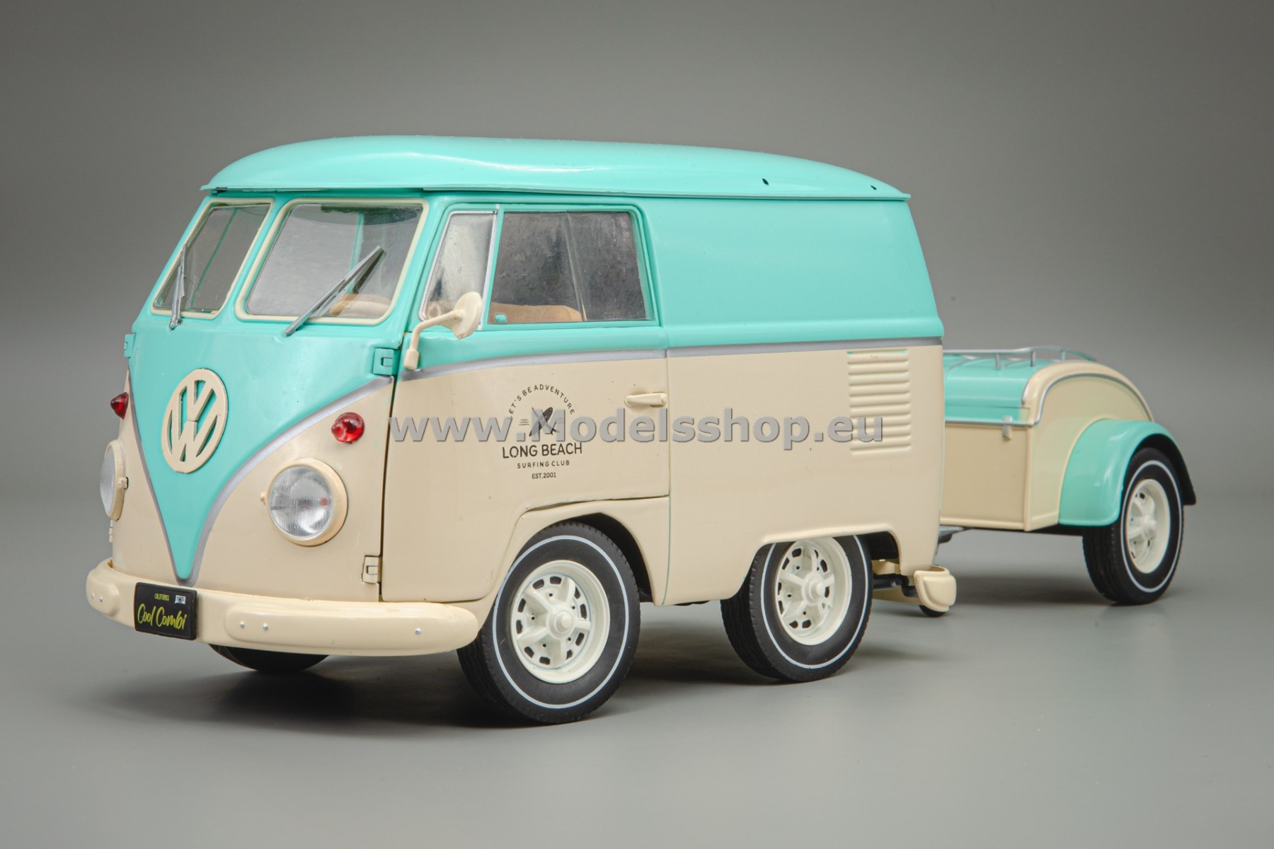 Solido S1810905 VW / Volkswagen Transporter T1 Cool Combi, 2024 /mint green - white/