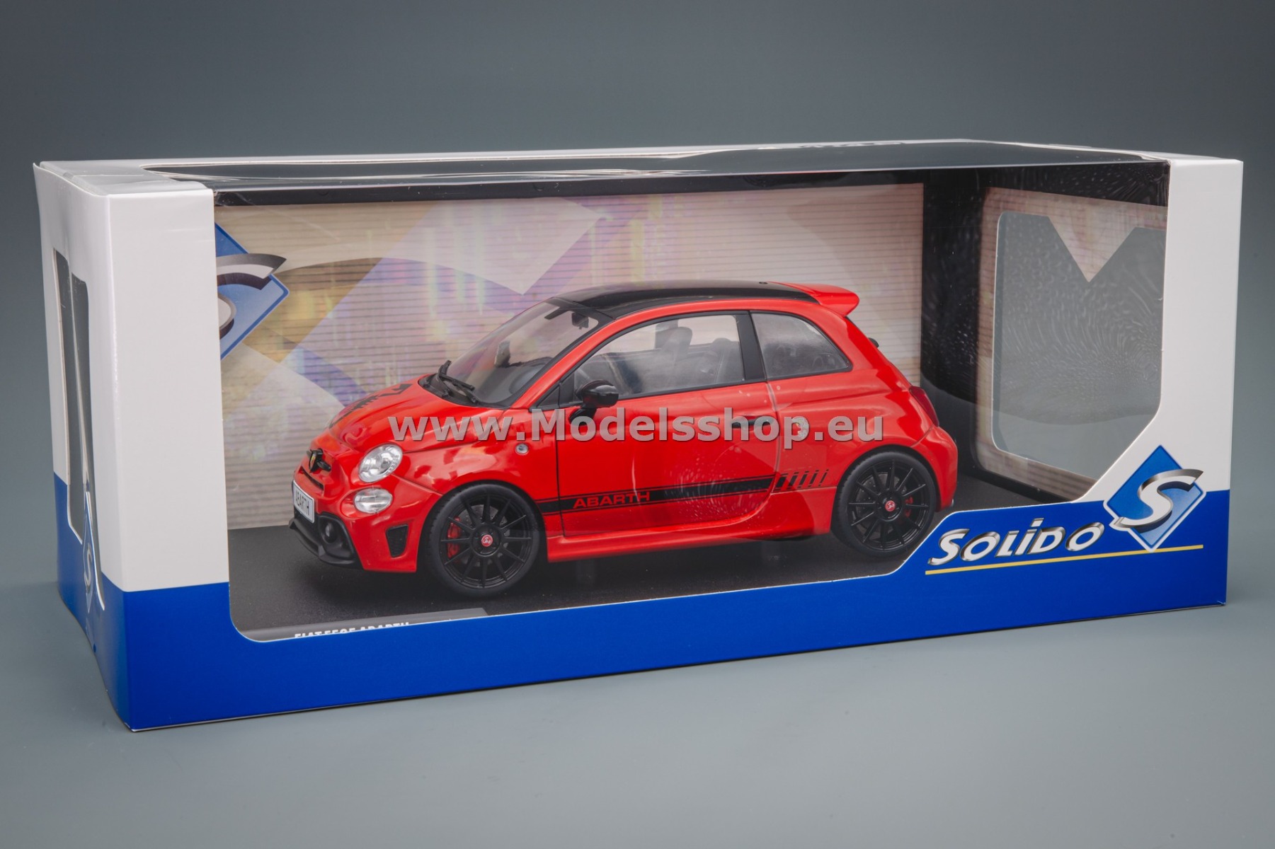 Solido S1811305 Fiat F595 Abrath, 2022 /Rosso Maranello/