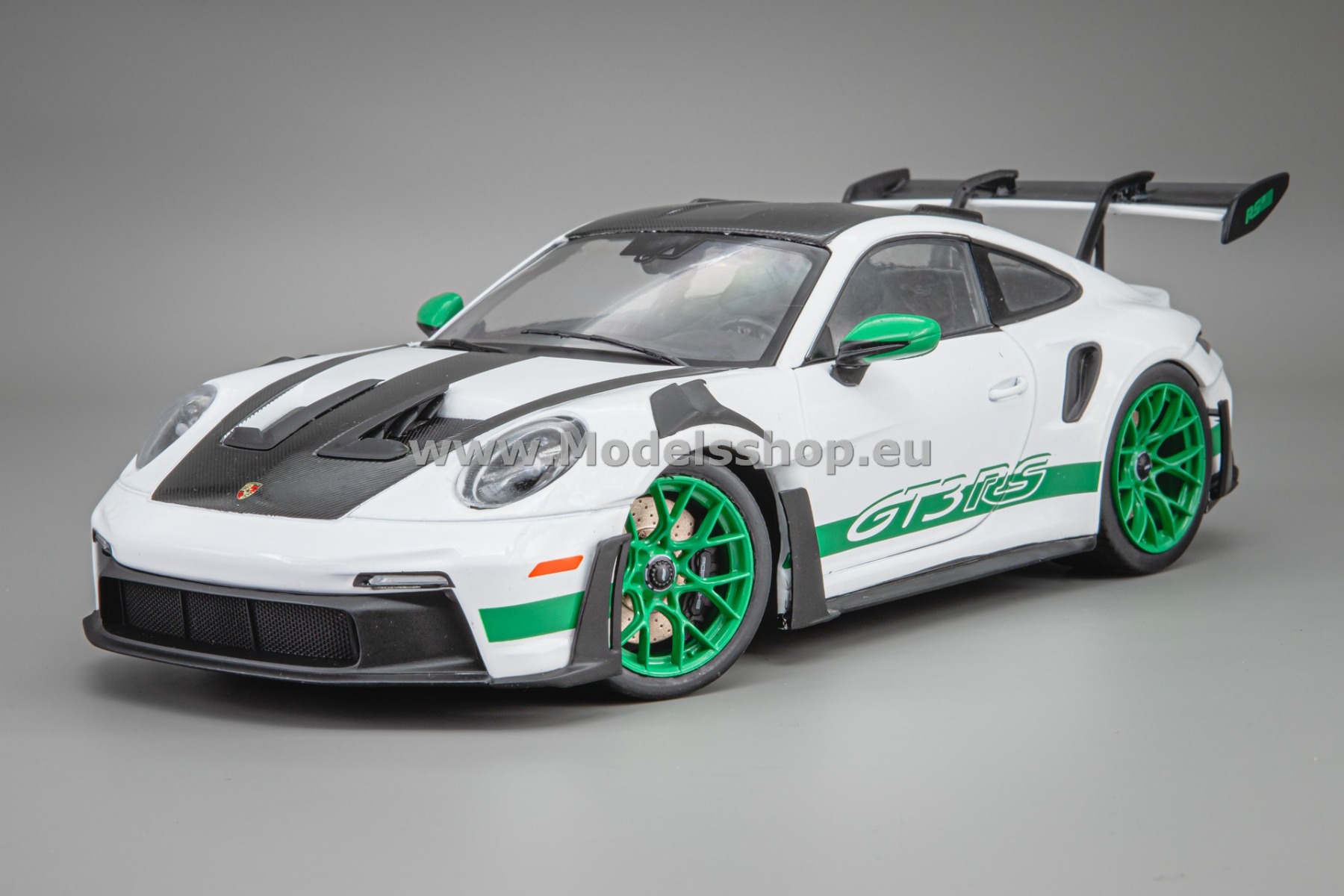 Solido S1812107 Porsche 911 GT3 RS Tribute to Carrera RS Package, 2024 /white - green/