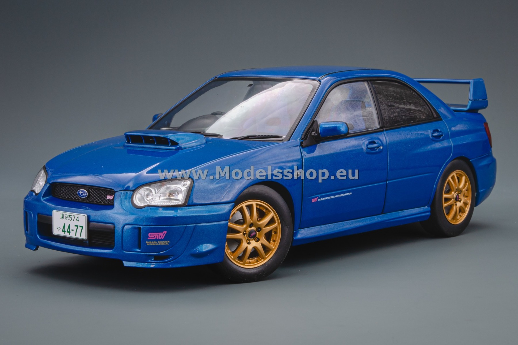 Solido S1812301 Subaru Impreza WRX STI, 2003 /sonic blue/