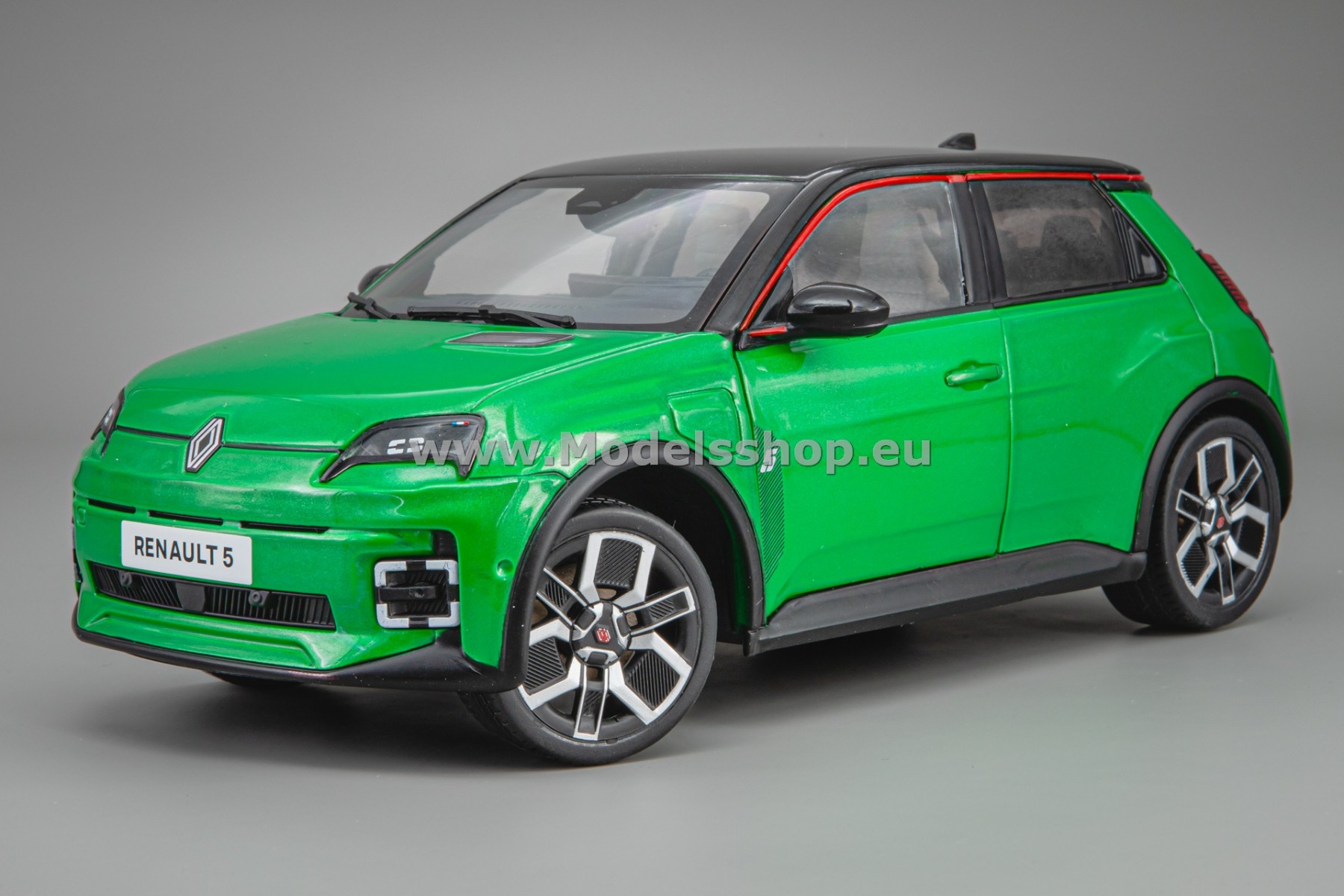 Solido S1812603 Renault 5 E-Tech, 2024 /Vert Pop - green/