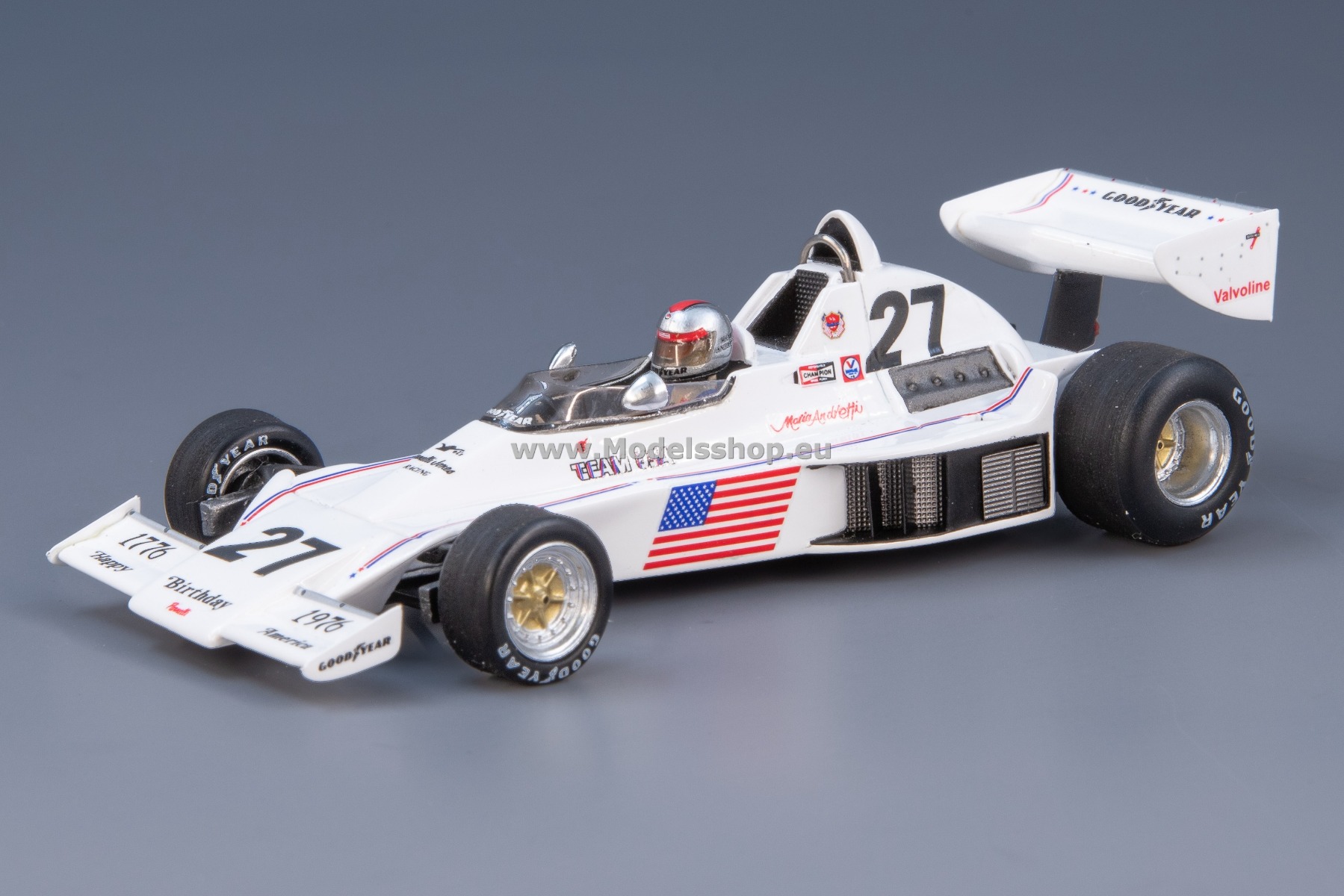 Spark S1893 Parnelli VPJ4 No.27, Formula 1, 6th South African GP 1976, Mario Andretti