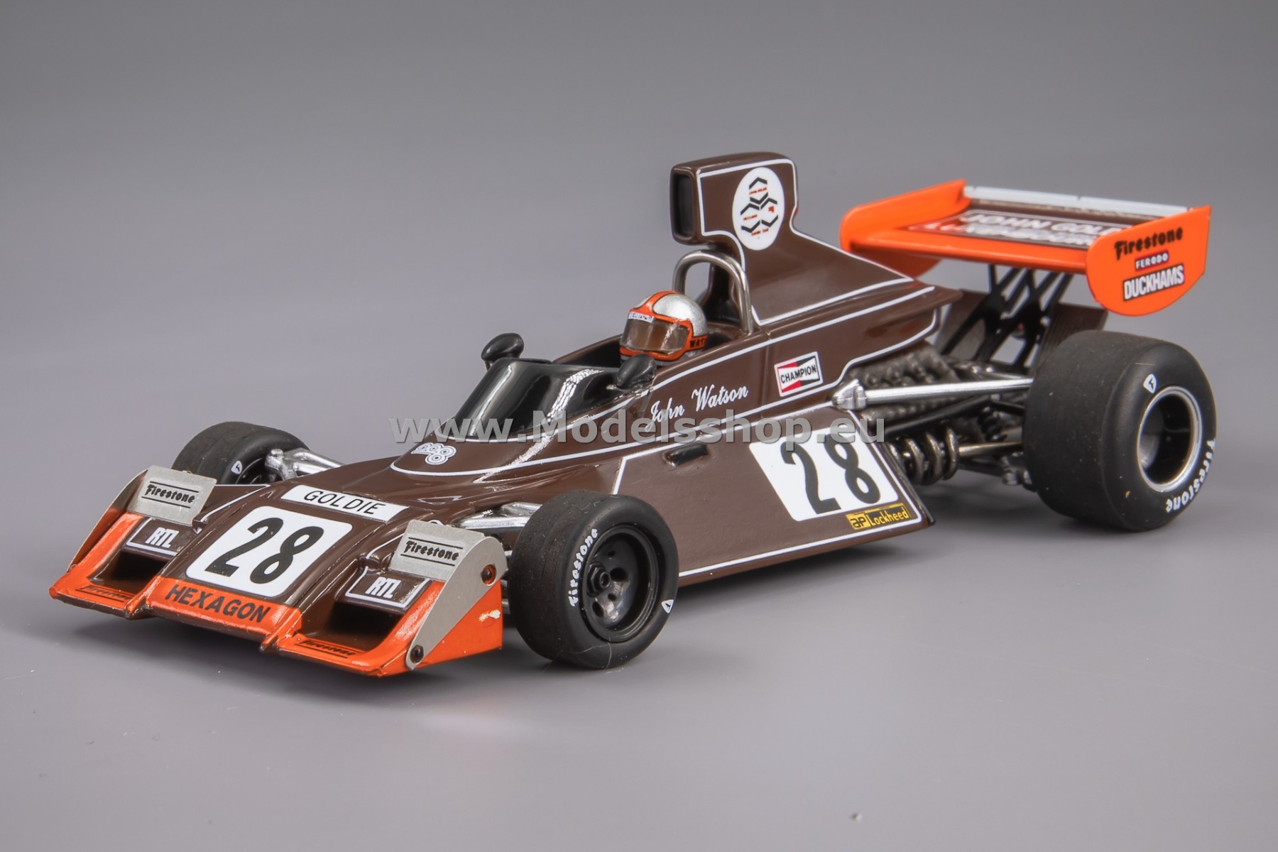 Spark S2348 Brabham BT42, No.28, Formula 1, Dutch GP 1974, John Watson