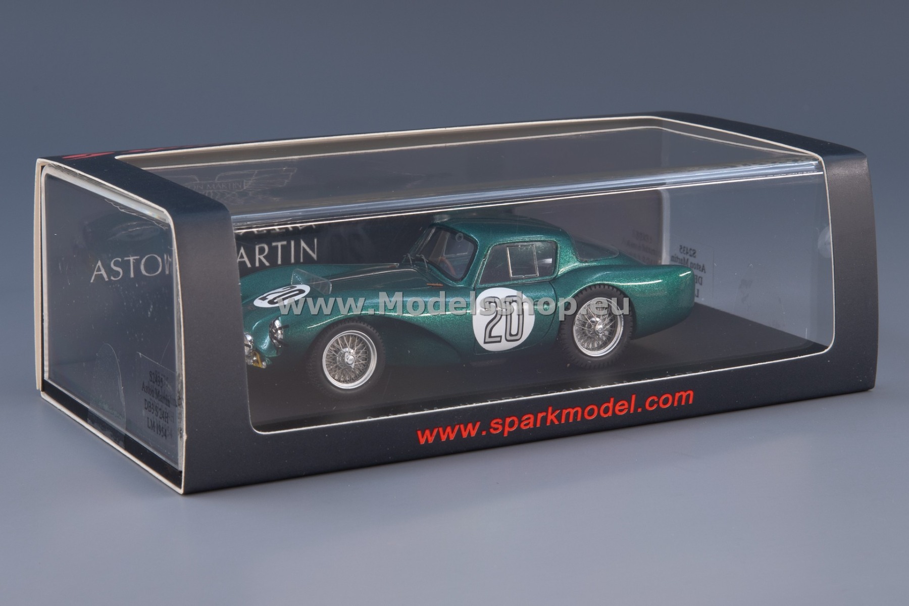 Spark S2435 Aston Martin DB3 S No.20, Le mans 1954, 