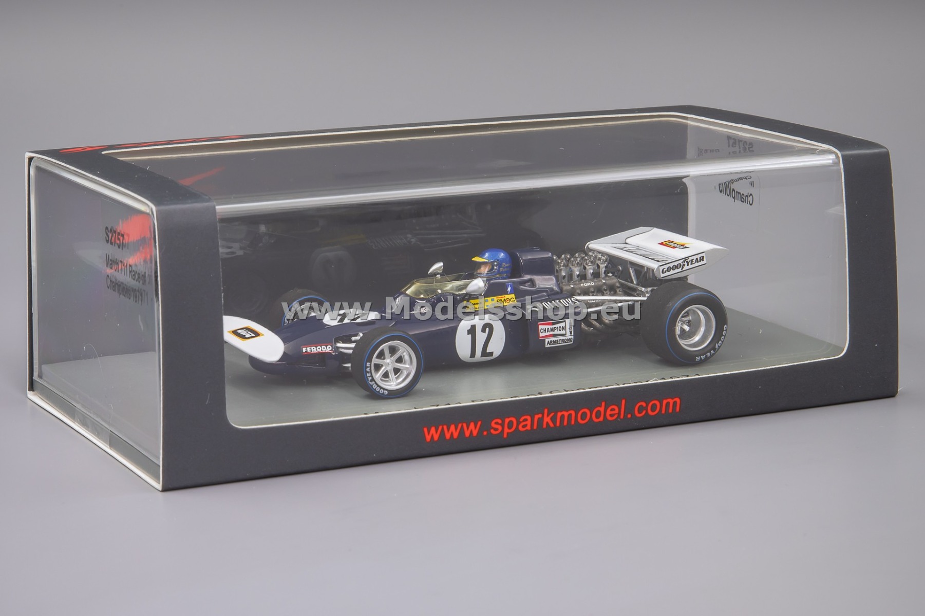 Spark S2757 March 711, No.12, Race of Champions 1971, Ronnie Spark S2757 March 711, No.12, Race of Champions 1971, Ronnie