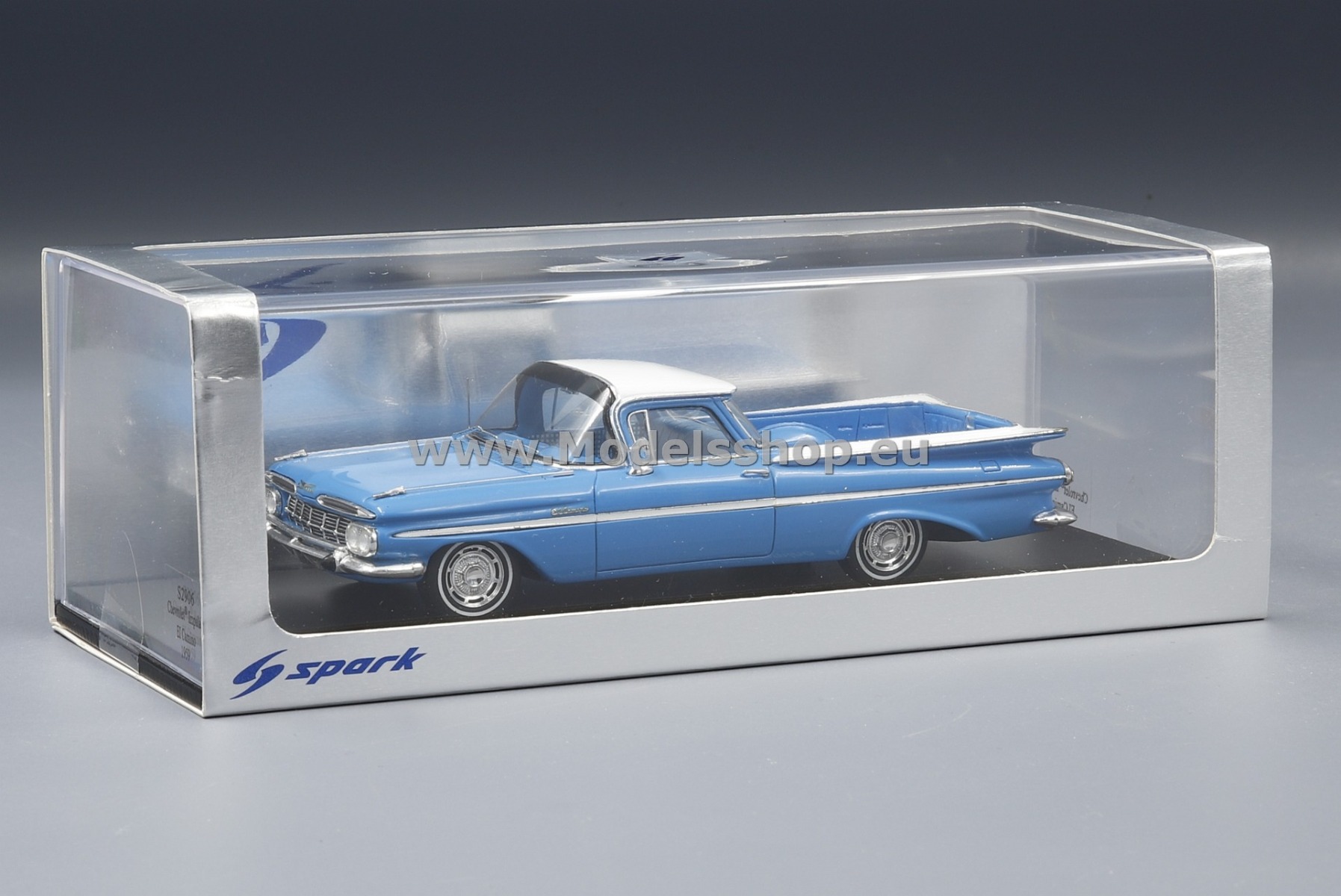 Spark S2906 Chevrolet Impala El Camino 1959 /blue - white/