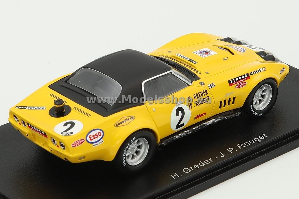 Chevrolet Corvette No.2 24H Le Mans 1970 H. Greder - J.-P