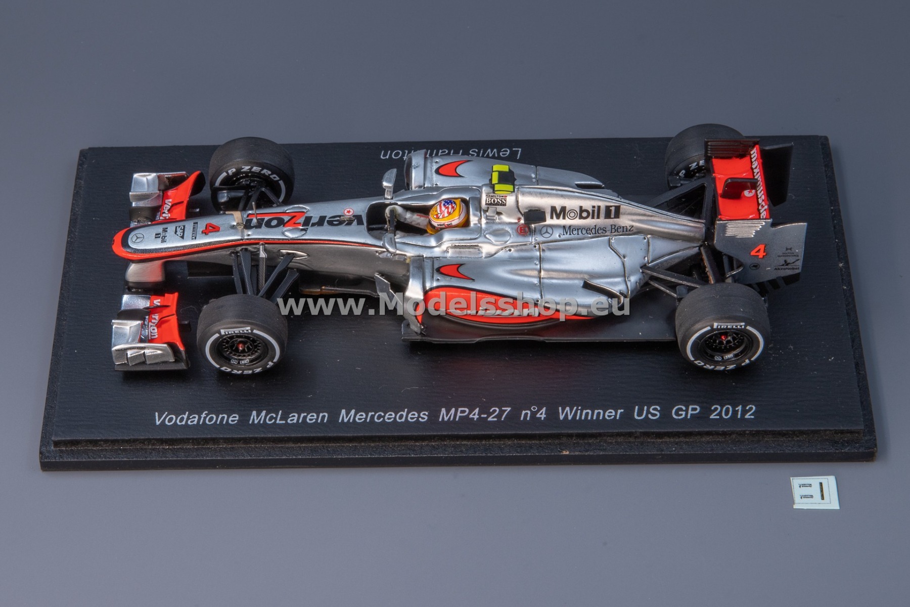 Spark S3048 McLaren MP4-27 No. 4, Winner US GP 2012, Lewis Spark S3048 McLaren MP4-27 No. 4, Winner US GP 2012, Lewis