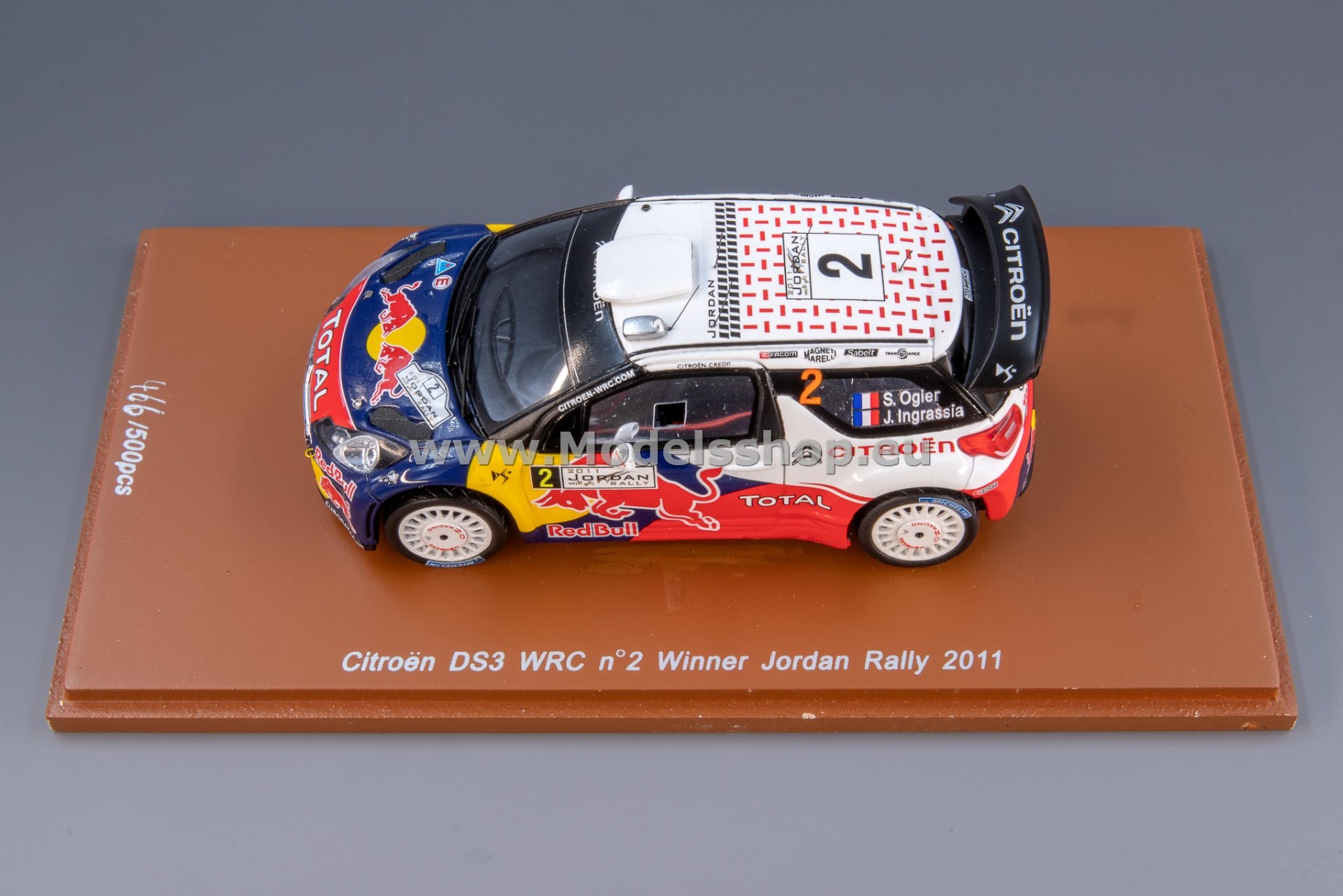 【美品】スパーク CitroenDS3 WRC 1/43 Spark SF081 Citroen DS3 WRC No1 Winner Rallye du Var 2014 S
