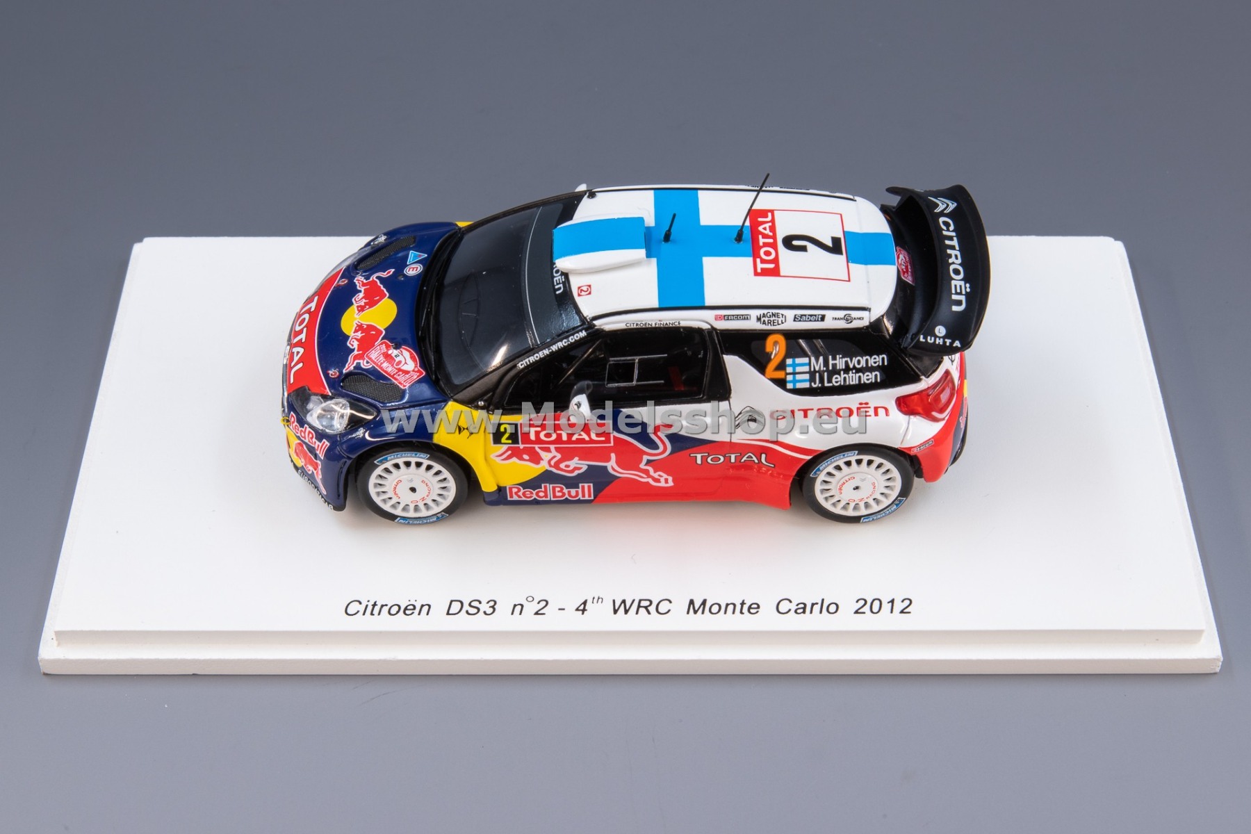 Spark S3327 Citroen DS3 WRC No.2 4th in Rally Monte Carlo