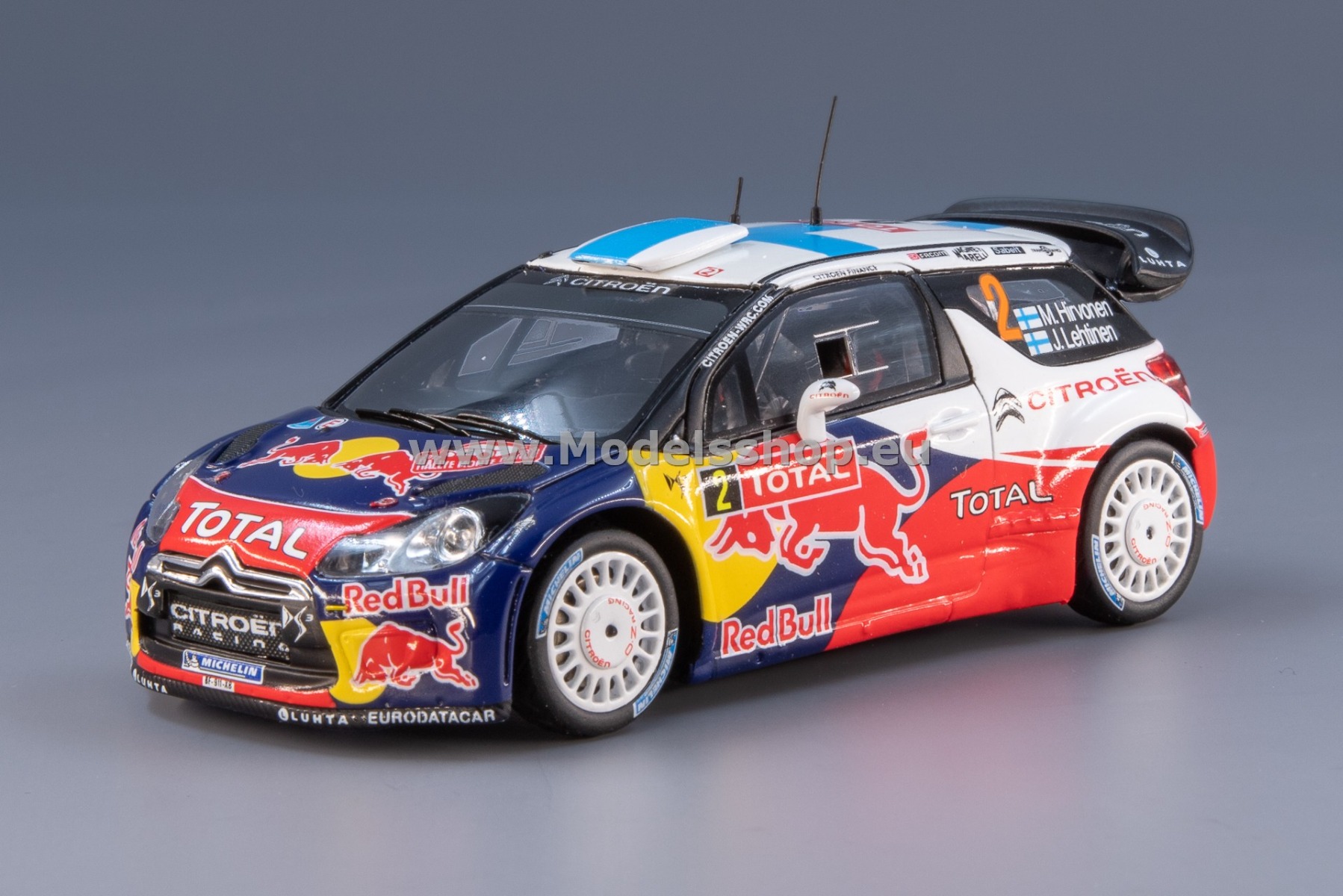 Spark S3327 Citroen DS3 WRC No.2 4th in Rally Monte Carlo Rally 2012, M.Hirvonen - J.Lehtinen
