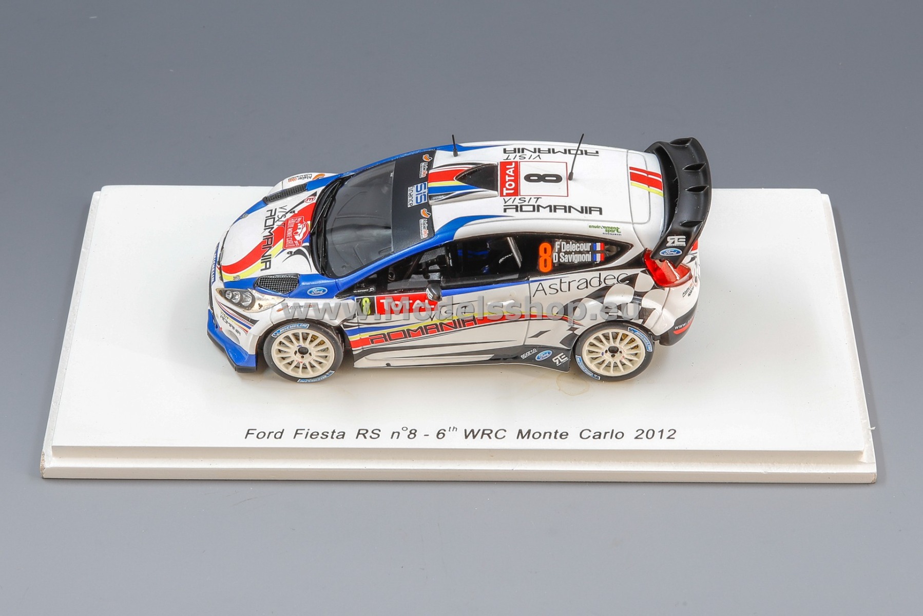 Spark S3343 Ford Fiesta RS WRC, No. 8, 6th Monte Carlo 2012, F